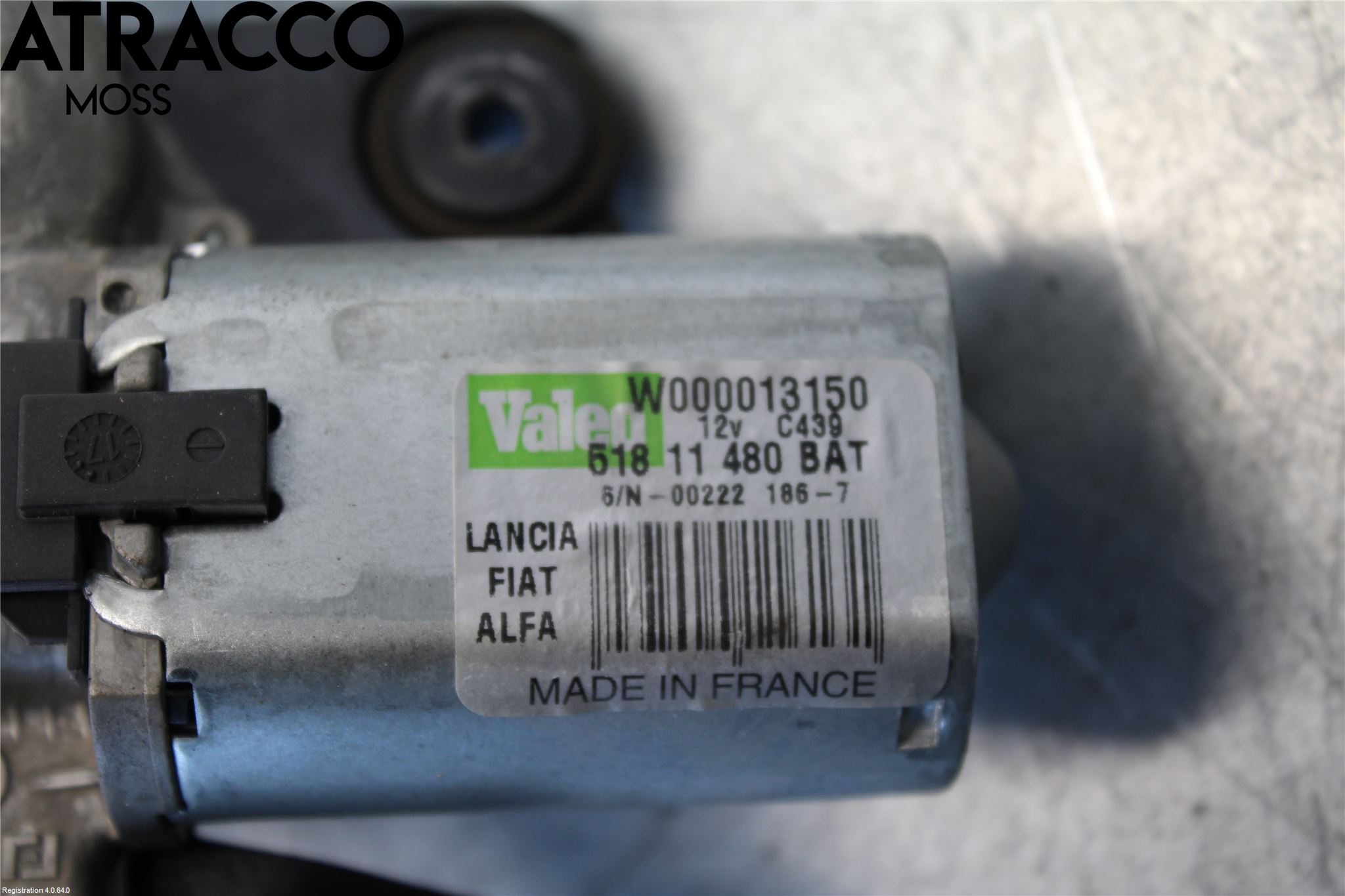 Fiat DOBLO CARGO Torkarmotor Baklucka