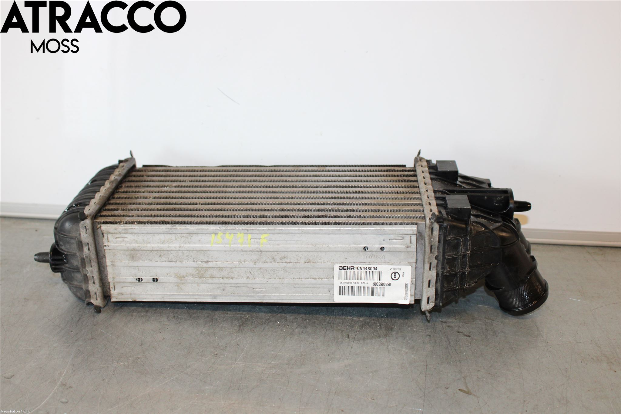 Citroen C4 CACTUS 14-20 Laddluft-Intercooler Kyl