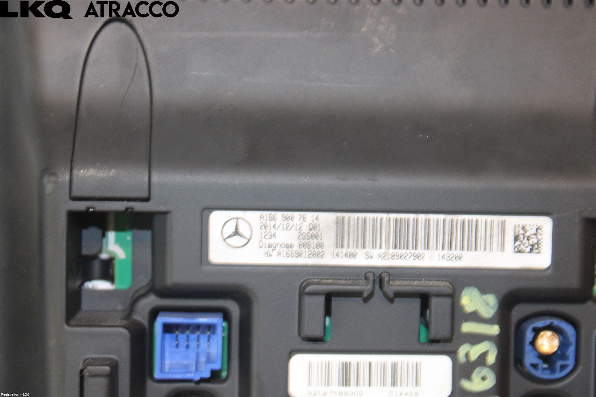 Mercedes-Benz MB CLA-KLASS (C117/X117) 13-19 Multifunktionsdisplay