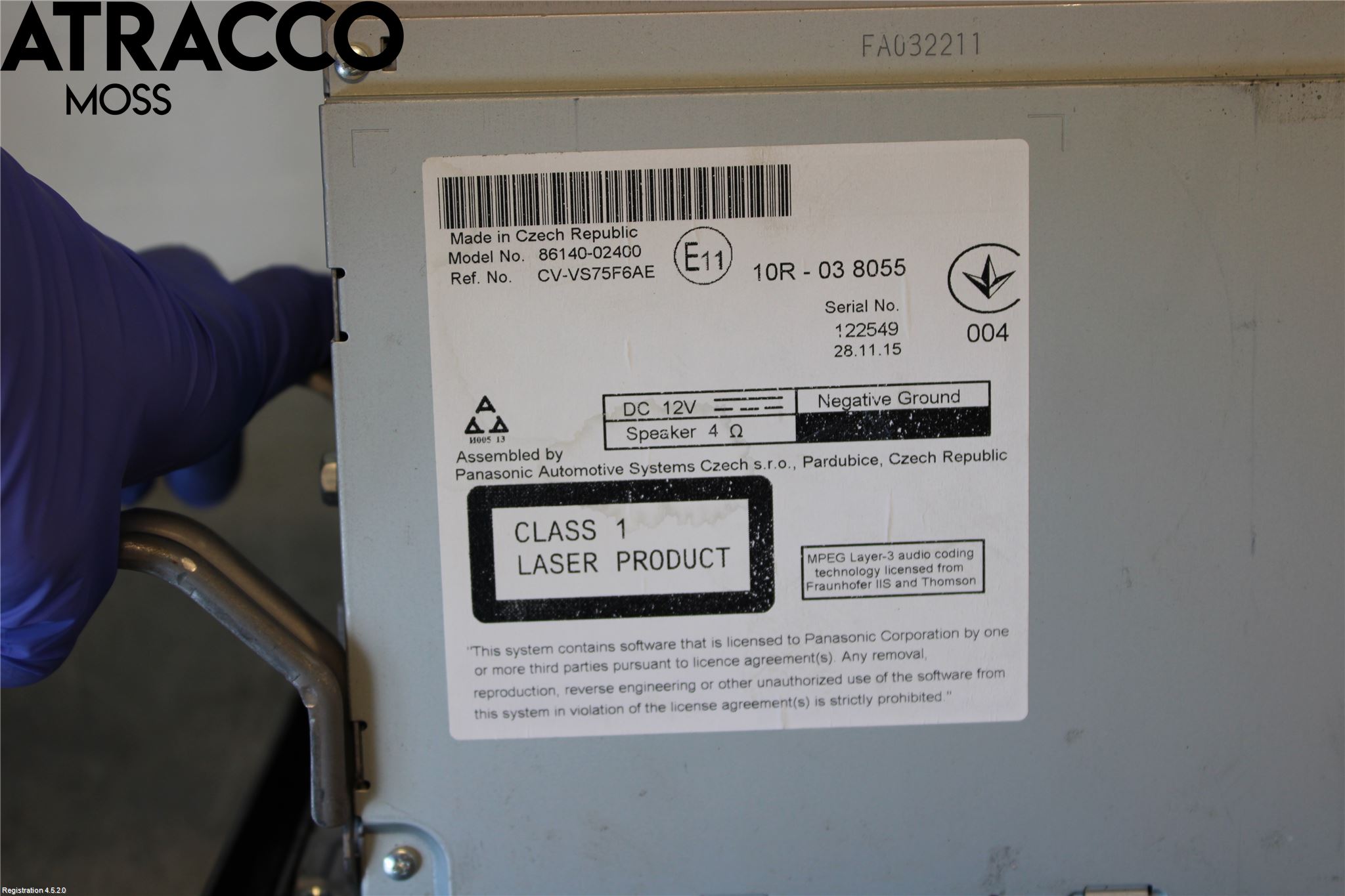 Toyota AURIS 13-19 Cd Radio - Multimediapanel