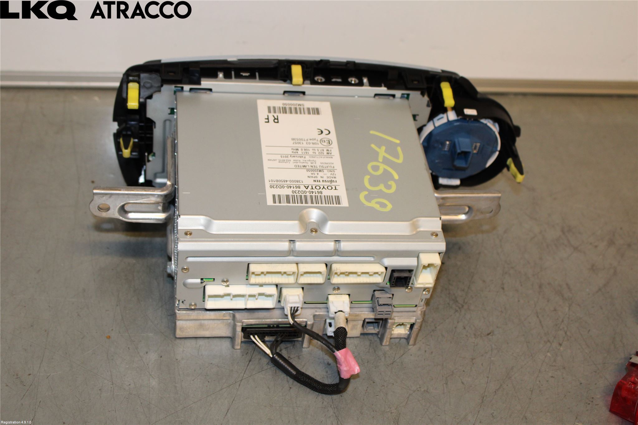 Toyota YARIS XP130 15-20 Cd Radio - Multimediapanel