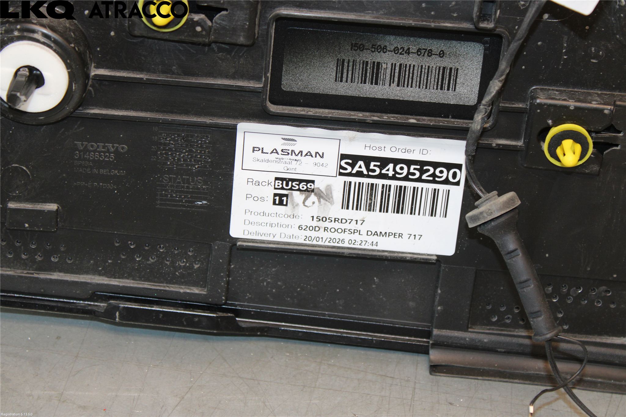 Volvo EX40 25- Spoiler Baklucka