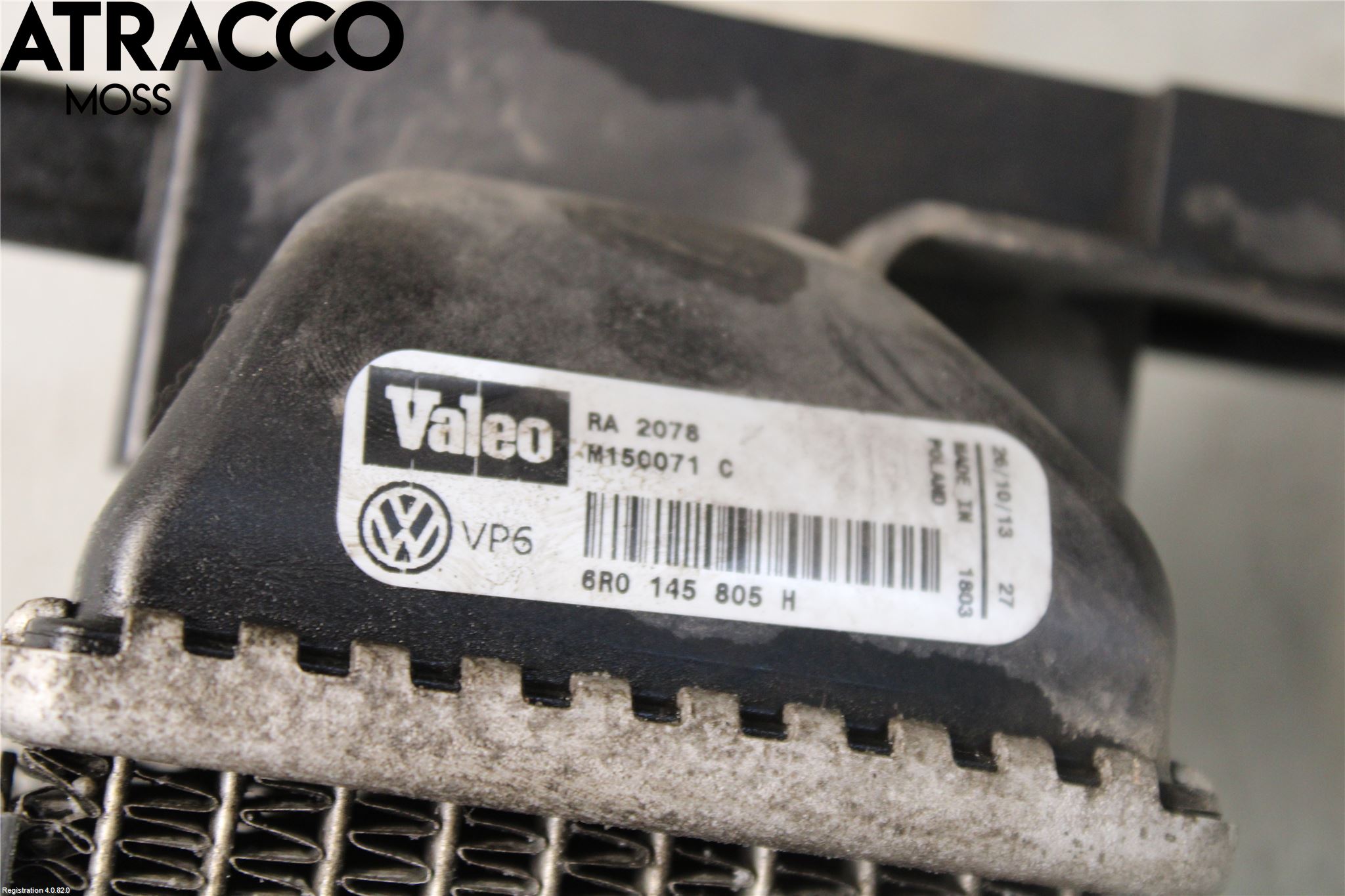 Skoda RAPID Laddluft-Intercooler Kyl