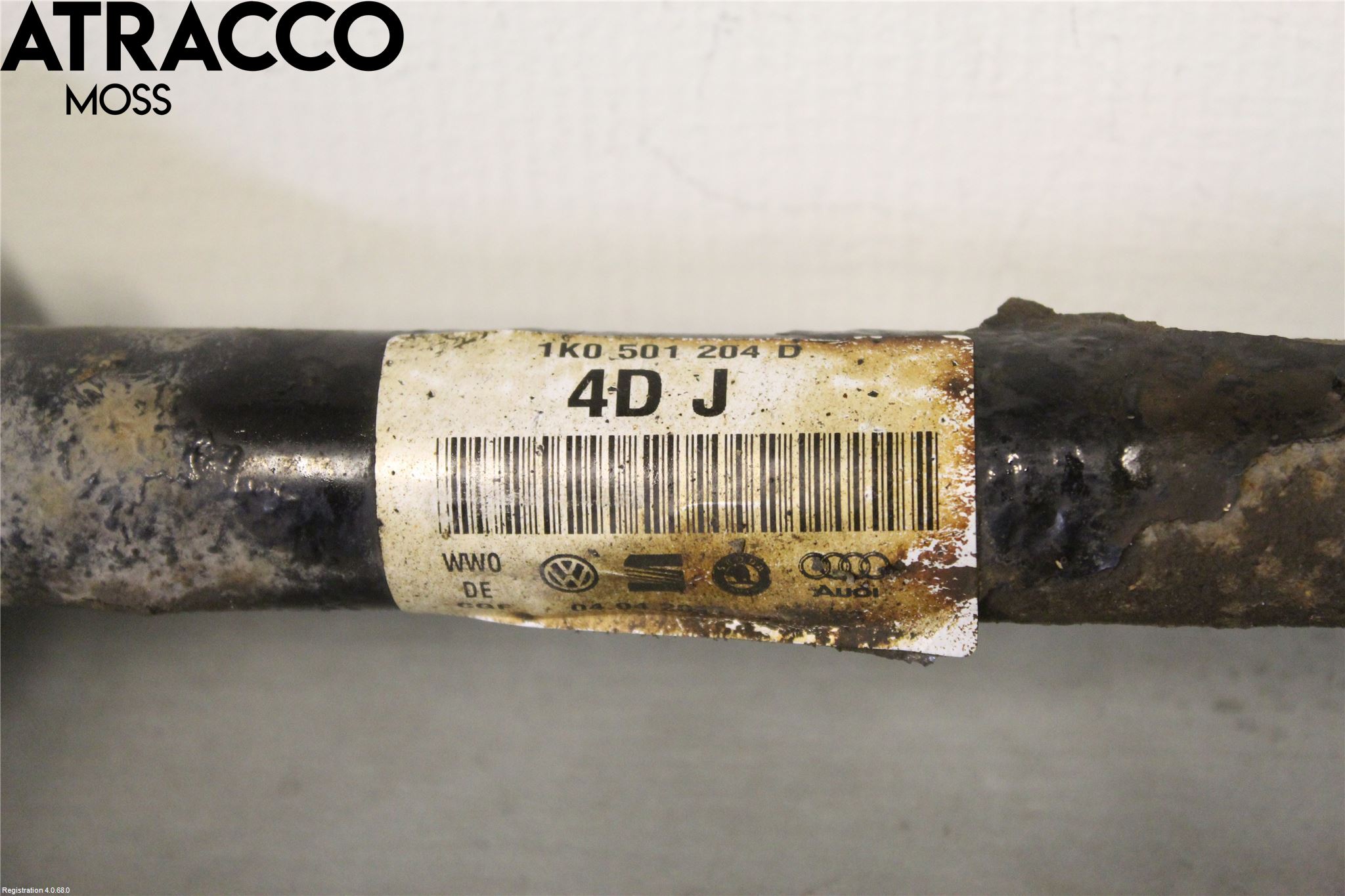 Volkswagen VW TIGUAN 07-16 Drivaxel Bak Höger