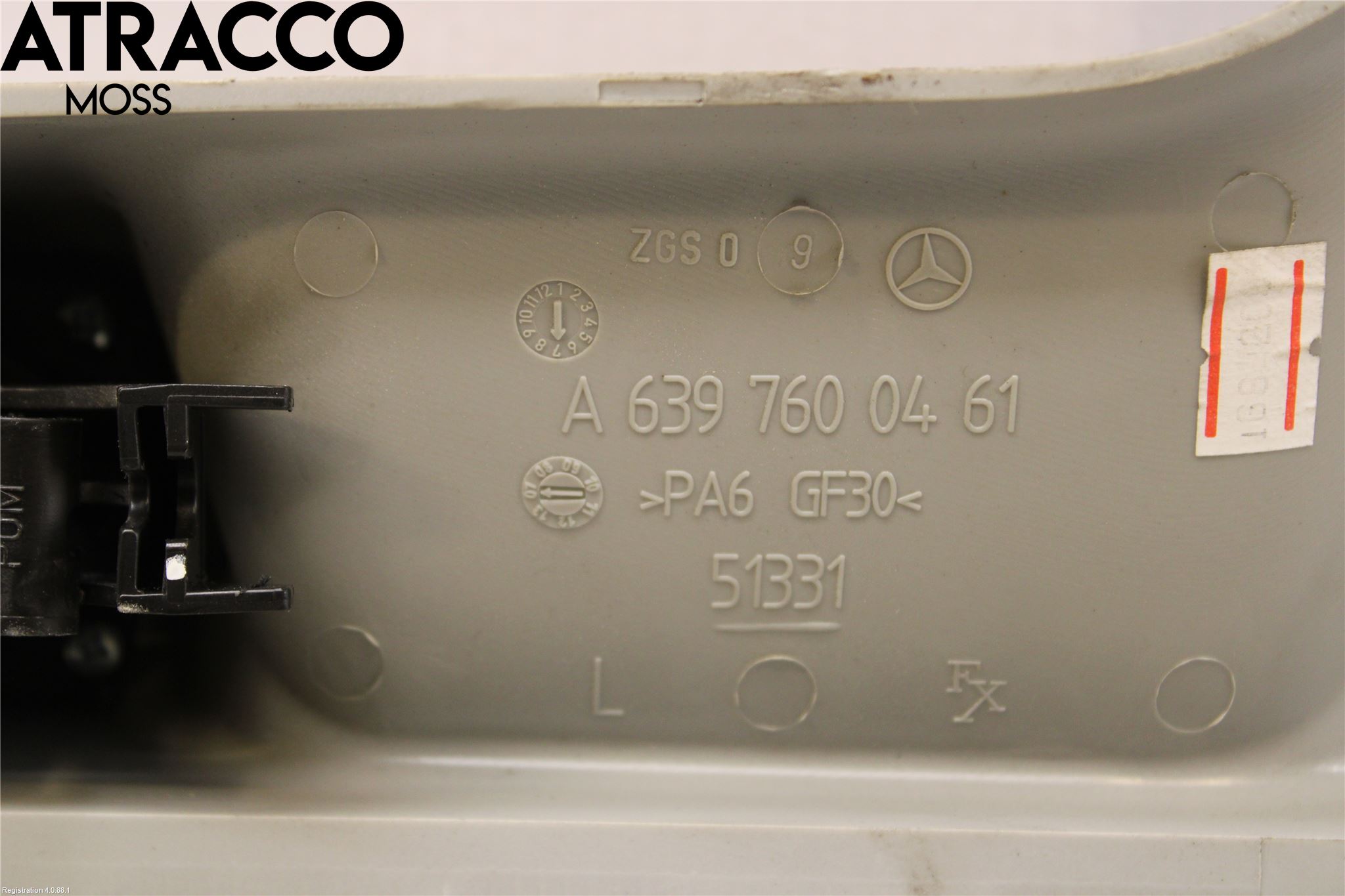 Mercedes-Benz MB VITO/VIANO (W639) 04-14 Dörrhandtag Inre Vä