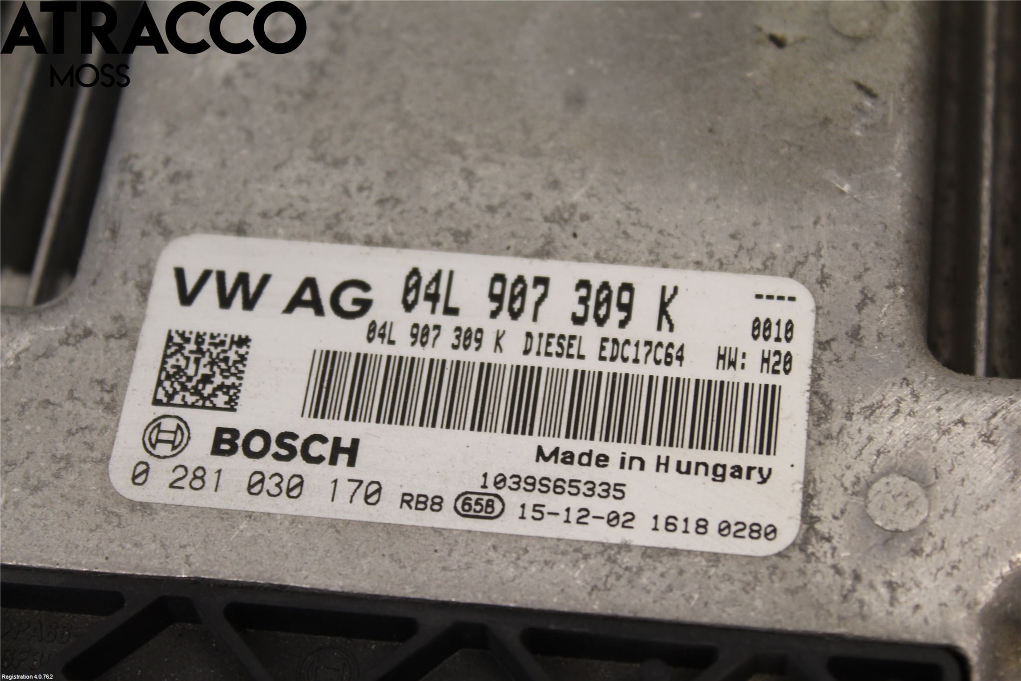 Volkswagen VW CADDY 16-20 Styrenhet Insprut Bensin