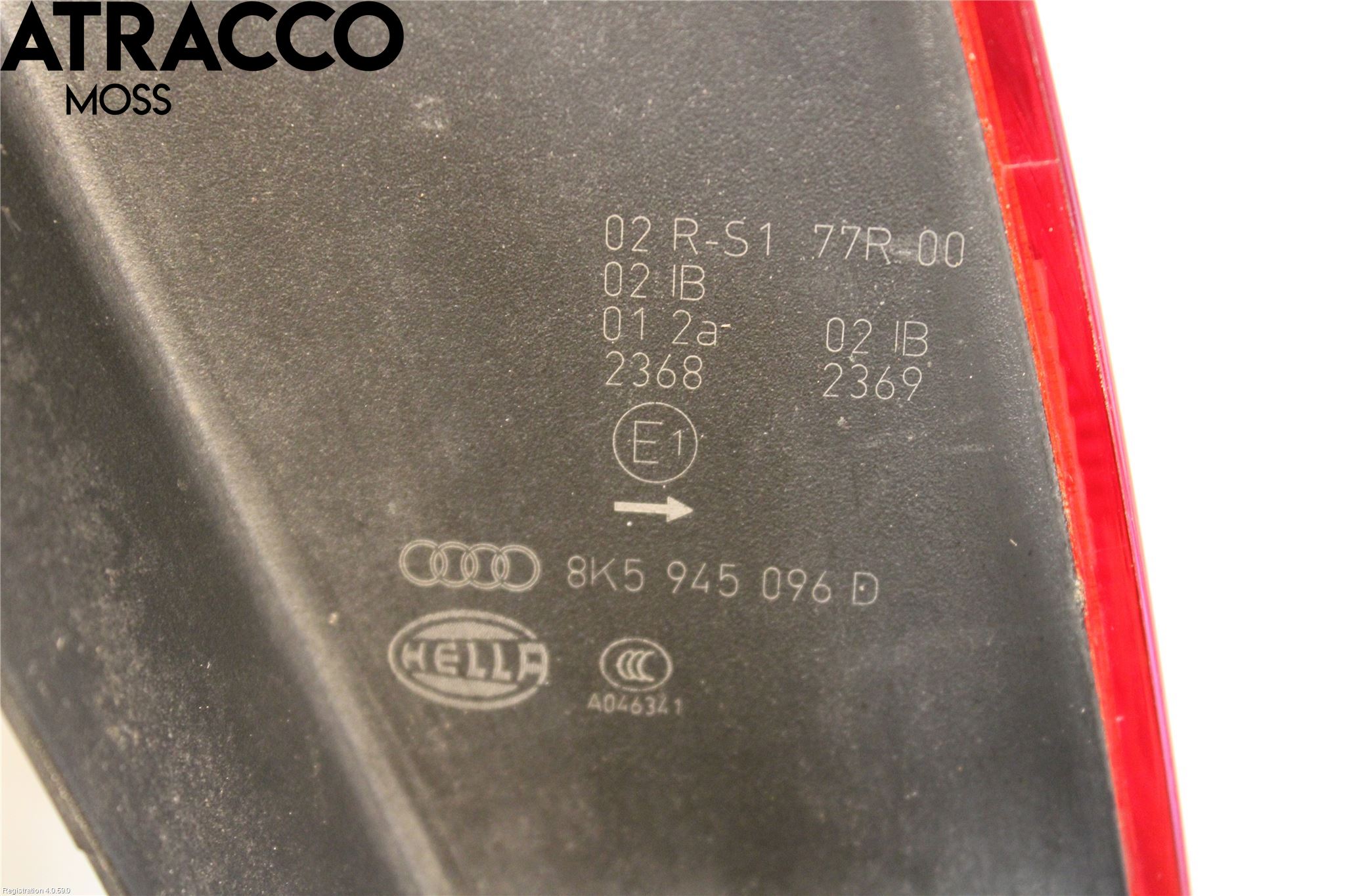 Audi A4/S4 08-11 Bakljus Höger