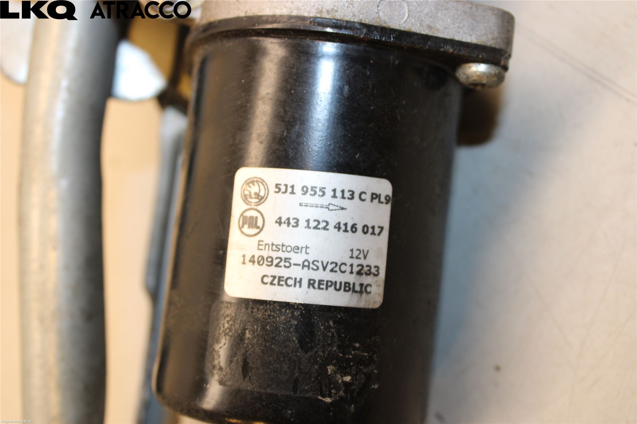Skoda FABIA 07-14 Torkarmotor Vindruta