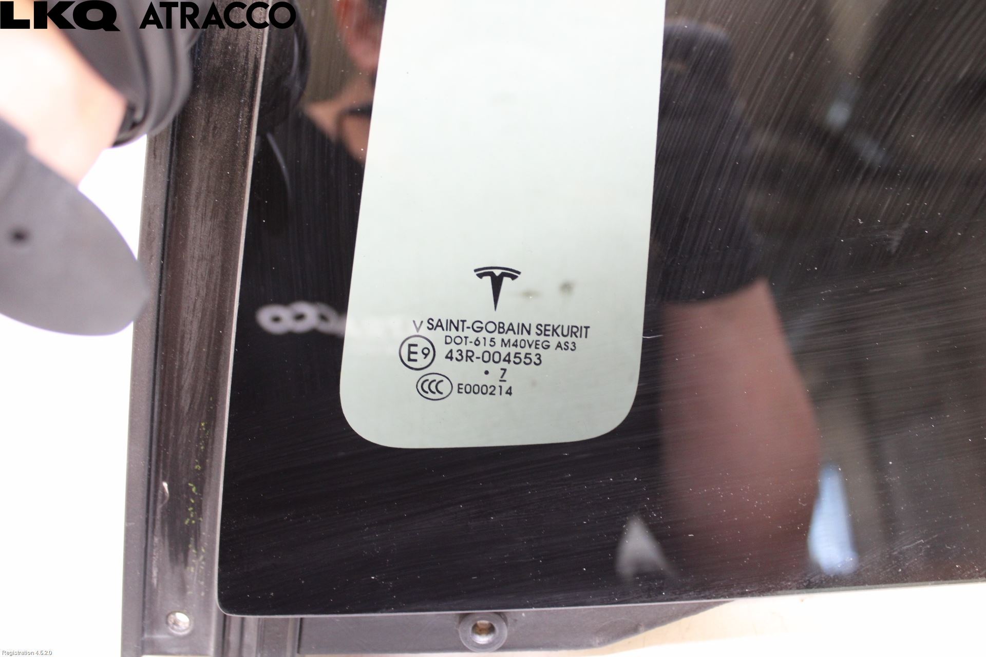 Tesla MODEL X 16- Dörruta Bak Lilla Vä