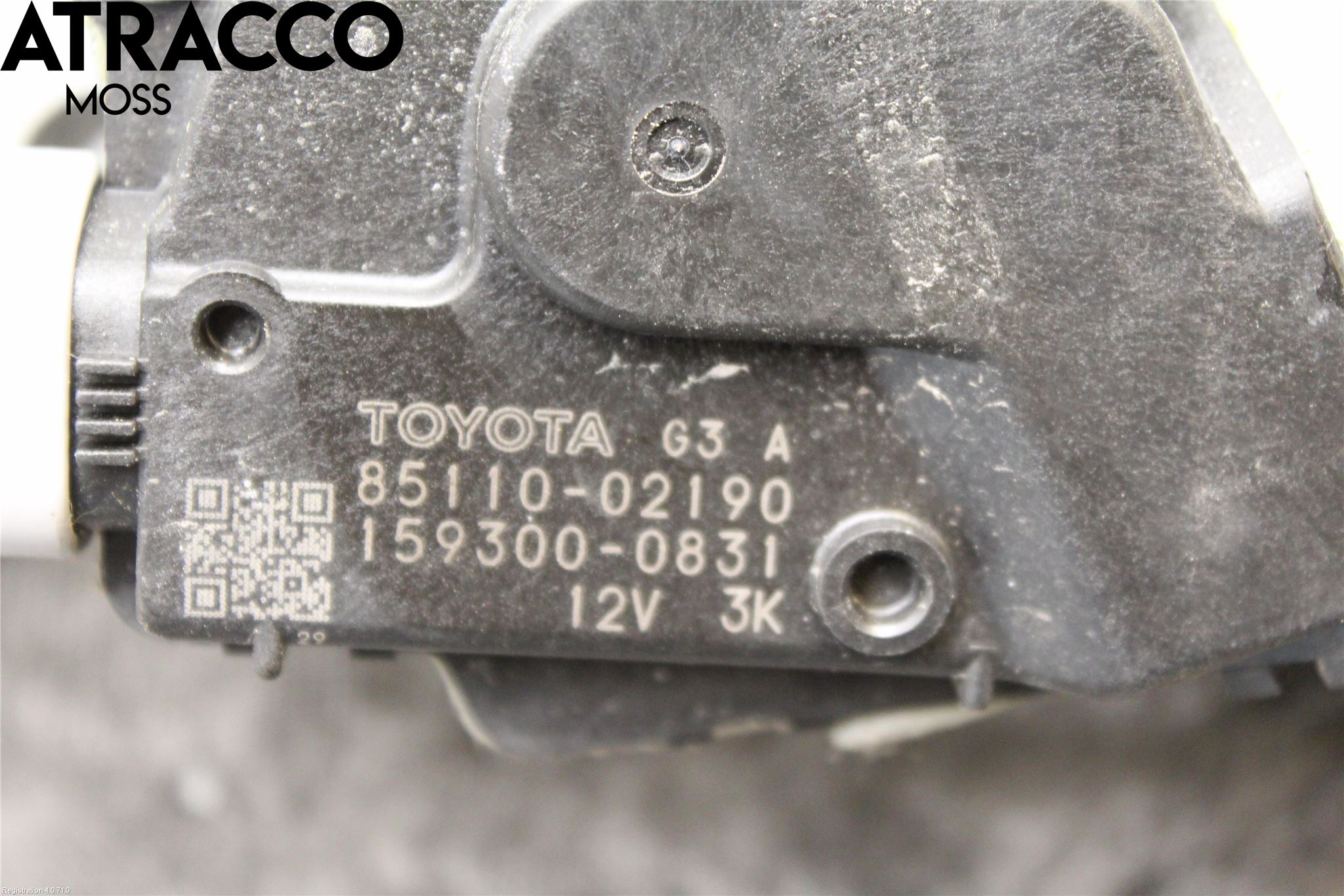Toyota AURIS 10-12 Torkarmotor Vindruta
