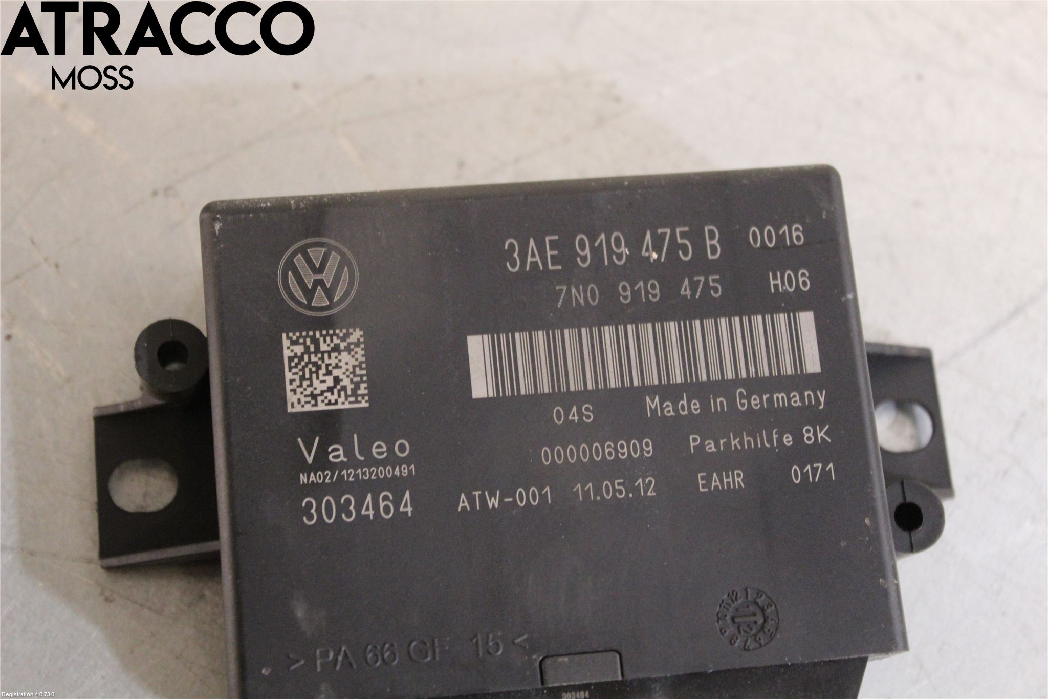 Volkswagen VW PASSAT 11-14 Styrenhet Parkeringshjälp