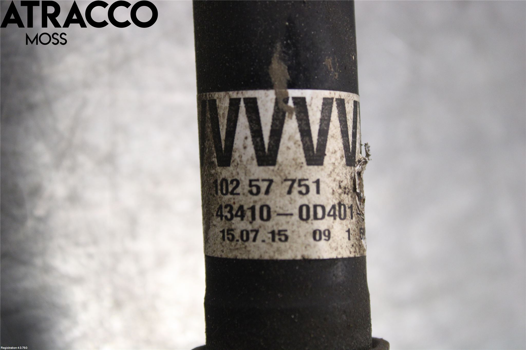 Toyota YARIS XP130 15-20 Drivaxel Fram Höger