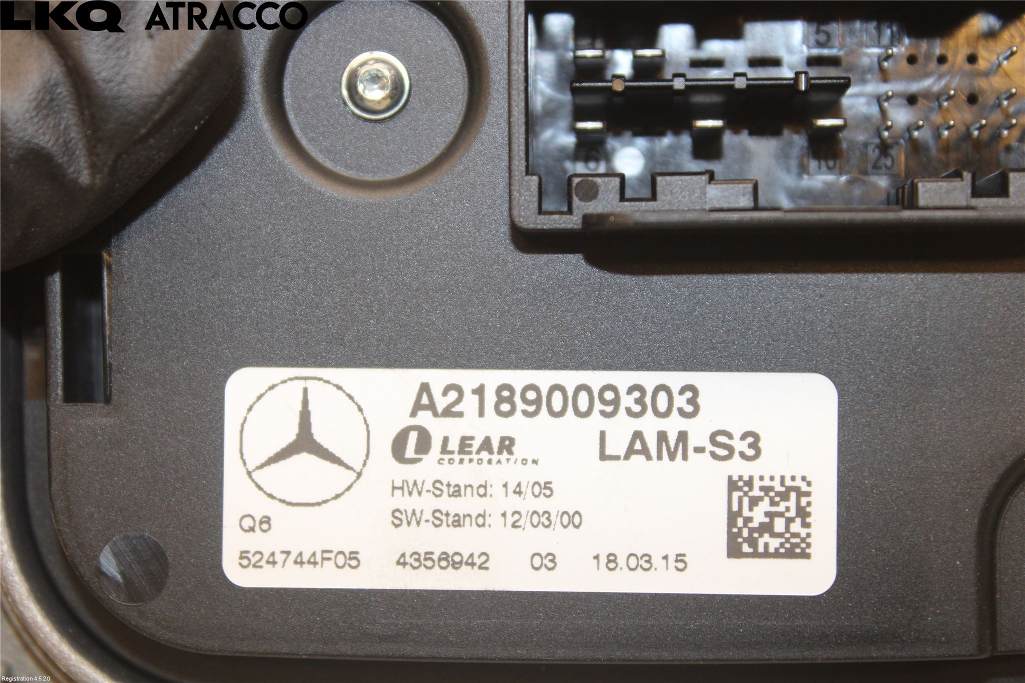 Mercedes-Benz MB A-KLASS (W176) 13-18 Styrenhet Strålkastare