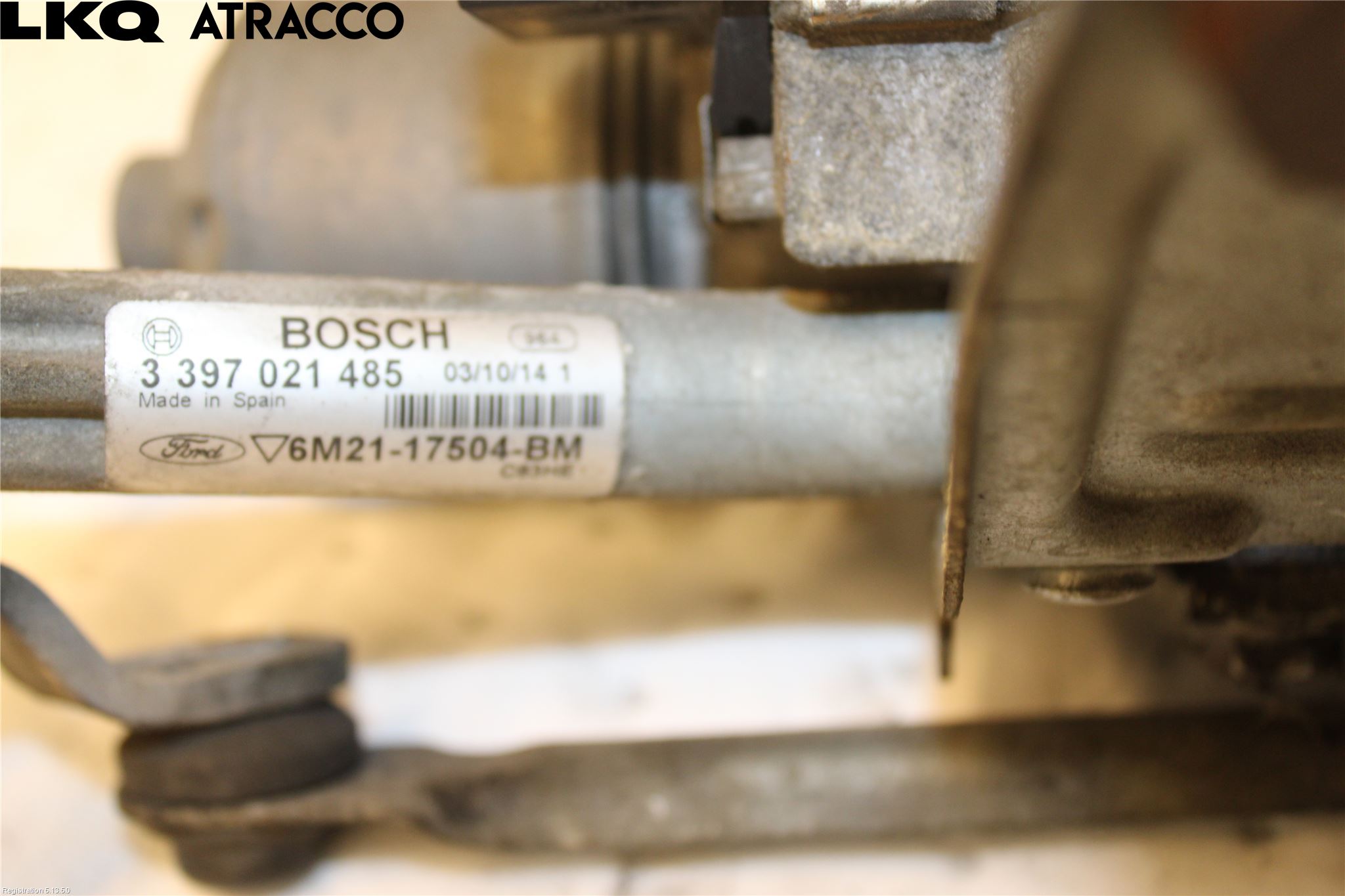 Ford S-MAX 06-15 Torkarmotor Vindruta