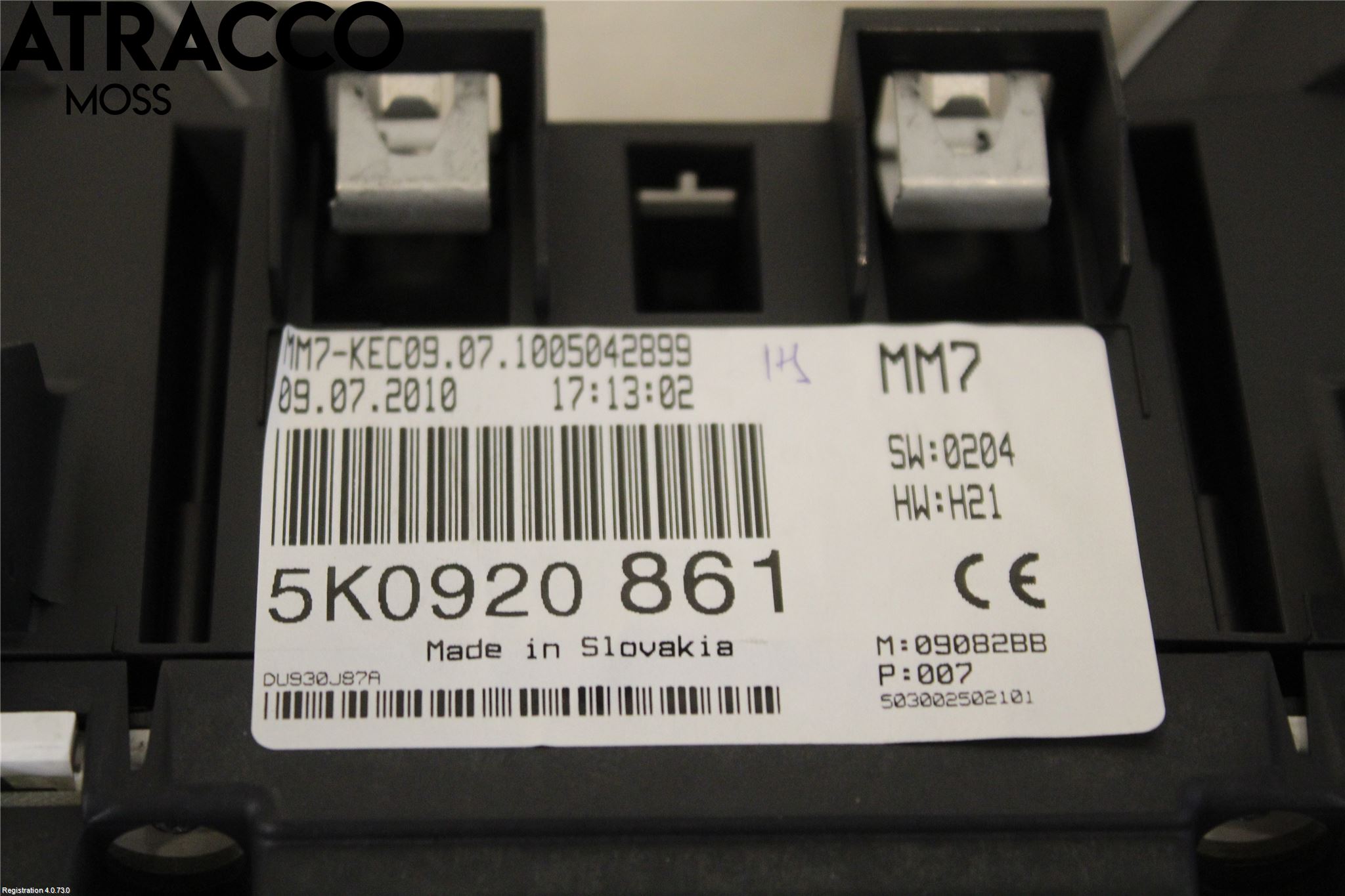 Volkswagen VW GOLF VI 09-13 Instrument Komb