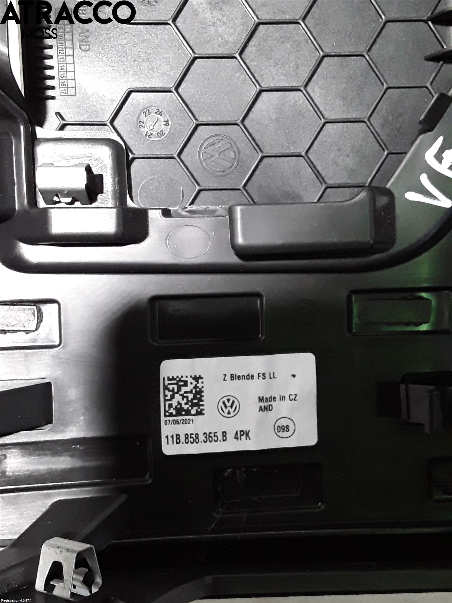 Volkswagen VW ID.4 21- Instrumentbräda Inlägg-Dekorlist