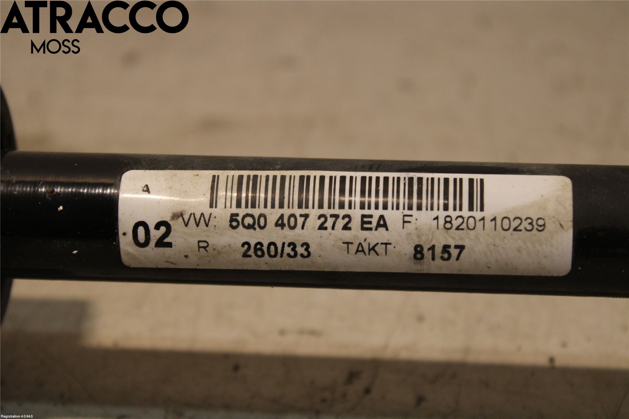 Volkswagen VW GOLF / E-GOLF VII 13-20 Drivaxel Fram Höger