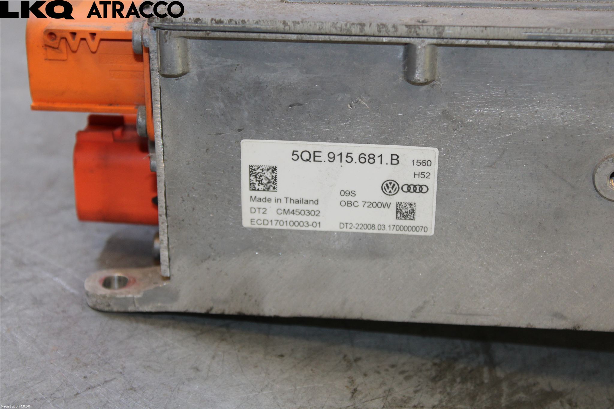 Volkswagen VW GOLF / E-GOLF VII 13-20 Batteriladdare Högspänning