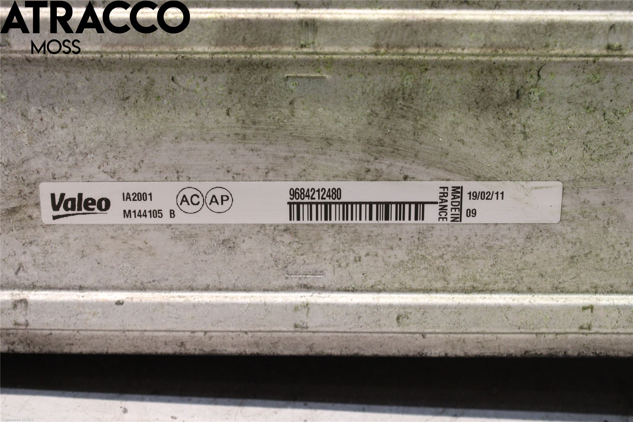 Peugeot 3008 09-16 Laddluft-Intercooler Kyl