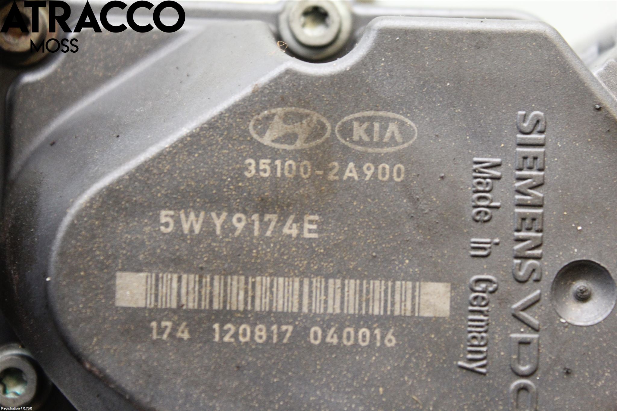 Kia SPORTAGE (SL) 11-15 Injspjällhus