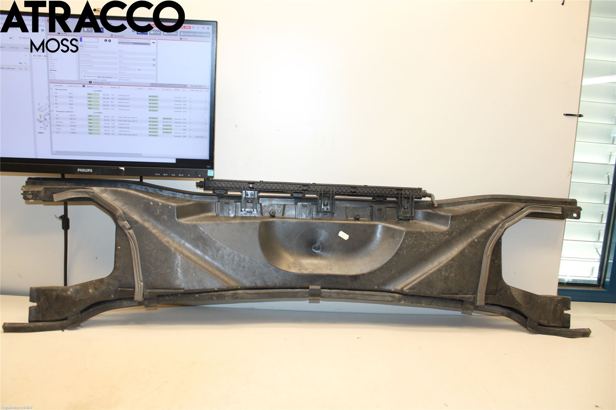 BMW 3 E90/91 SED/TOU 05-12 Deflektor Plåt-Plast Kylning