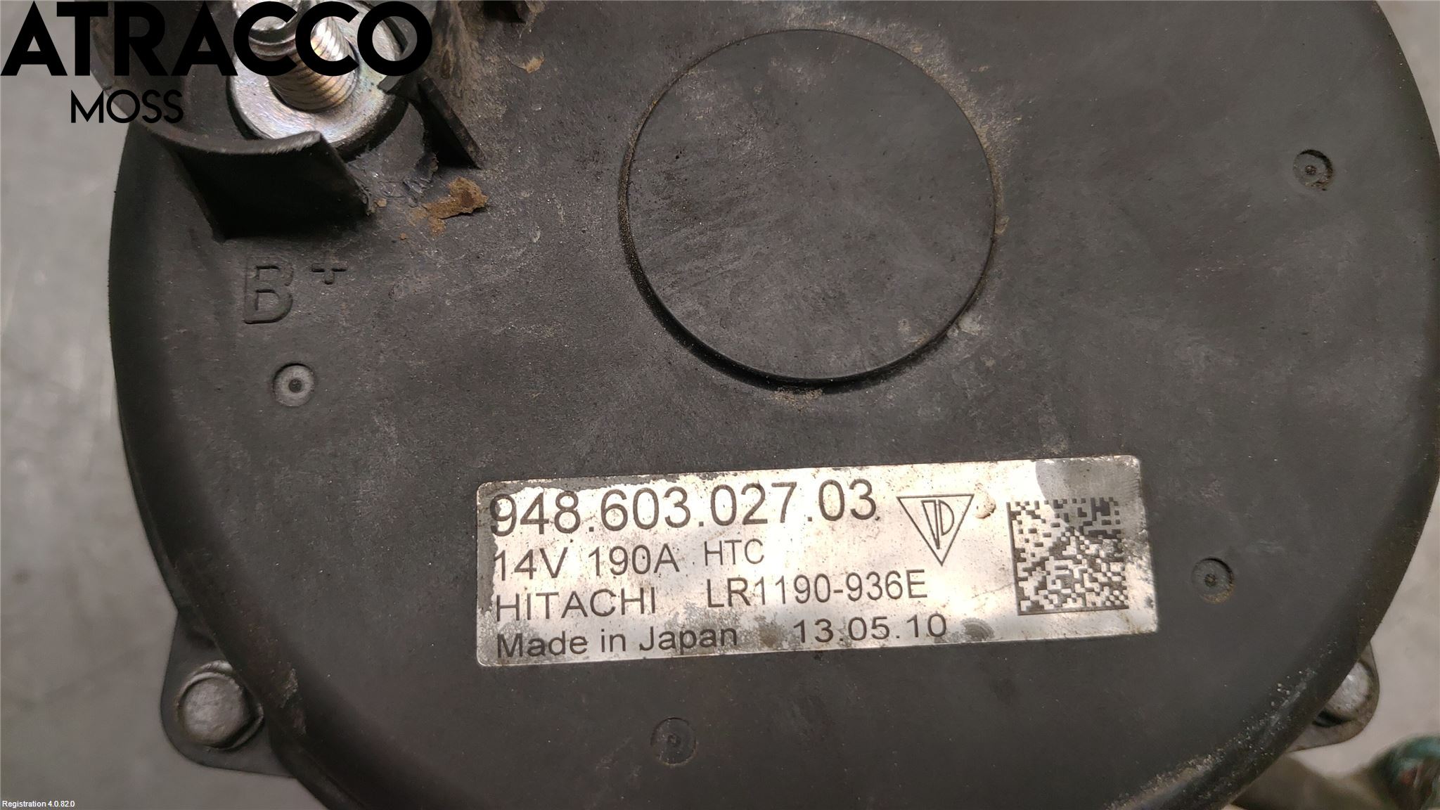 Porsche PANAMERA 09- Generator