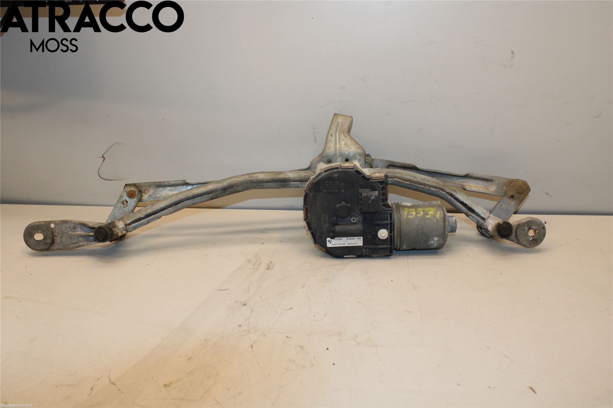 BMW 5 F10/F11/F18 09-17 Torkarmotor Vindruta