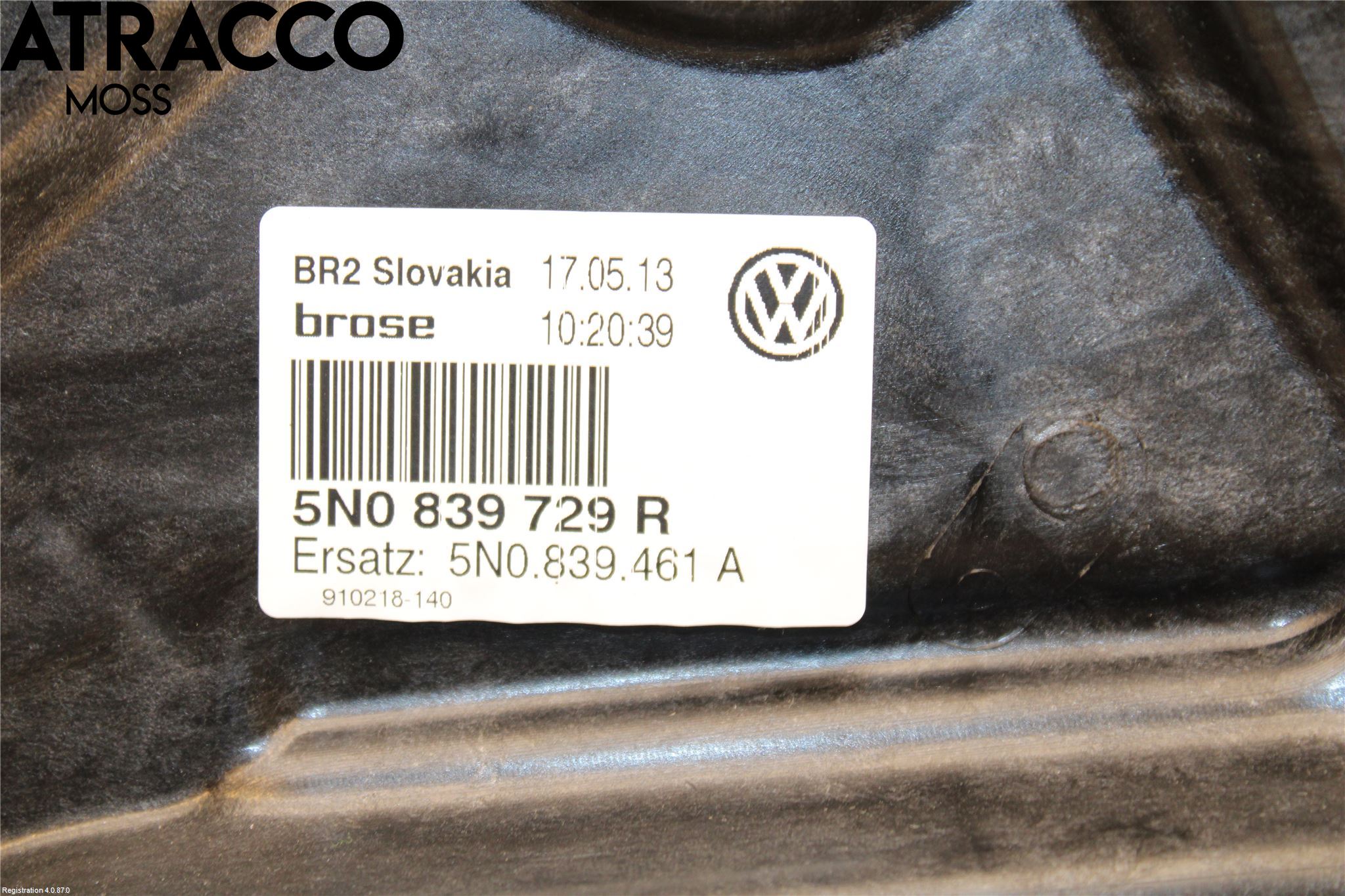 Volkswagen VW TIGUAN 07-16 Fönsterhiss El Kompl