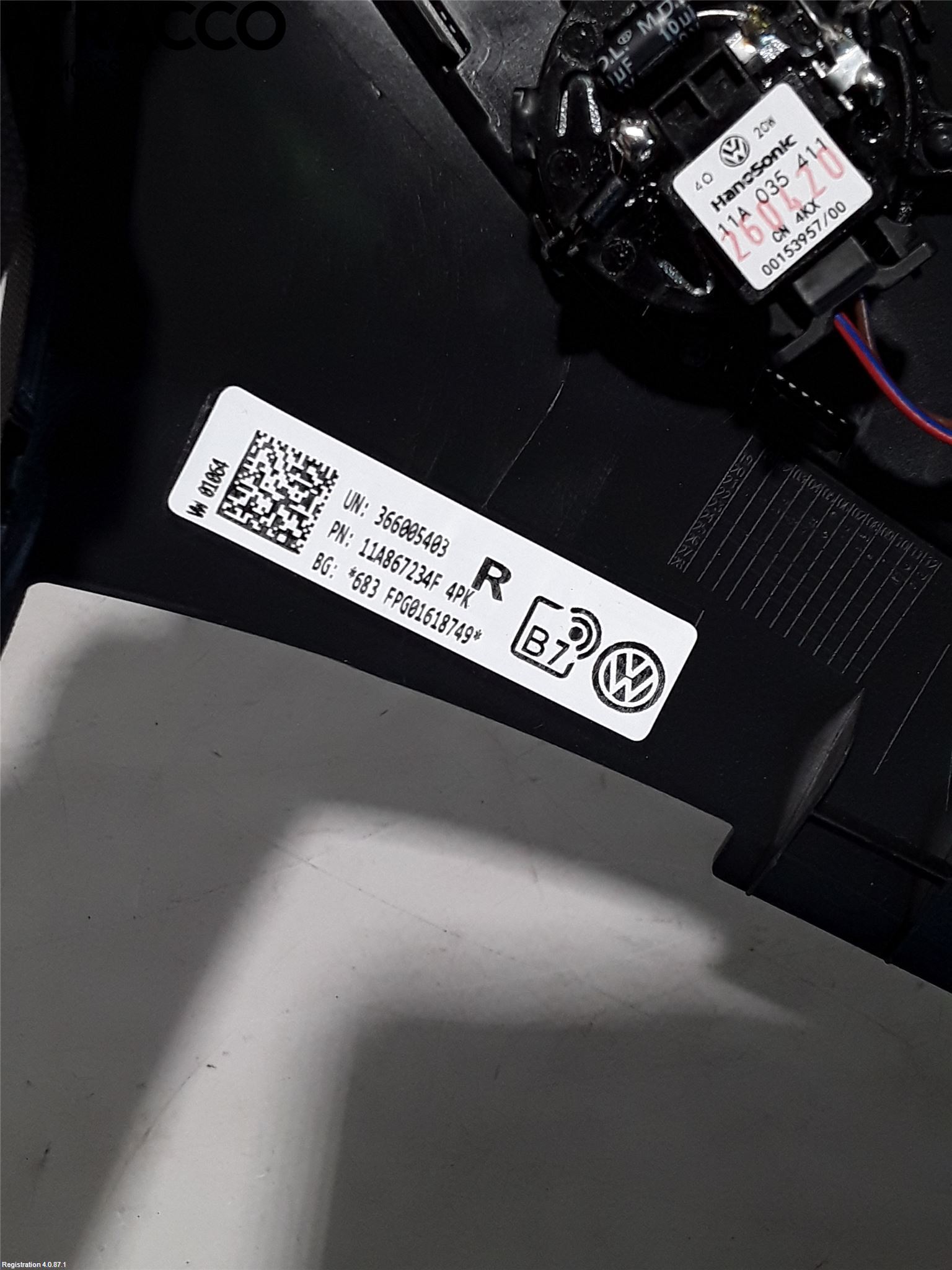 Volkswagen VW ID.4 21- Inr Plastd A-B-C Stolpe