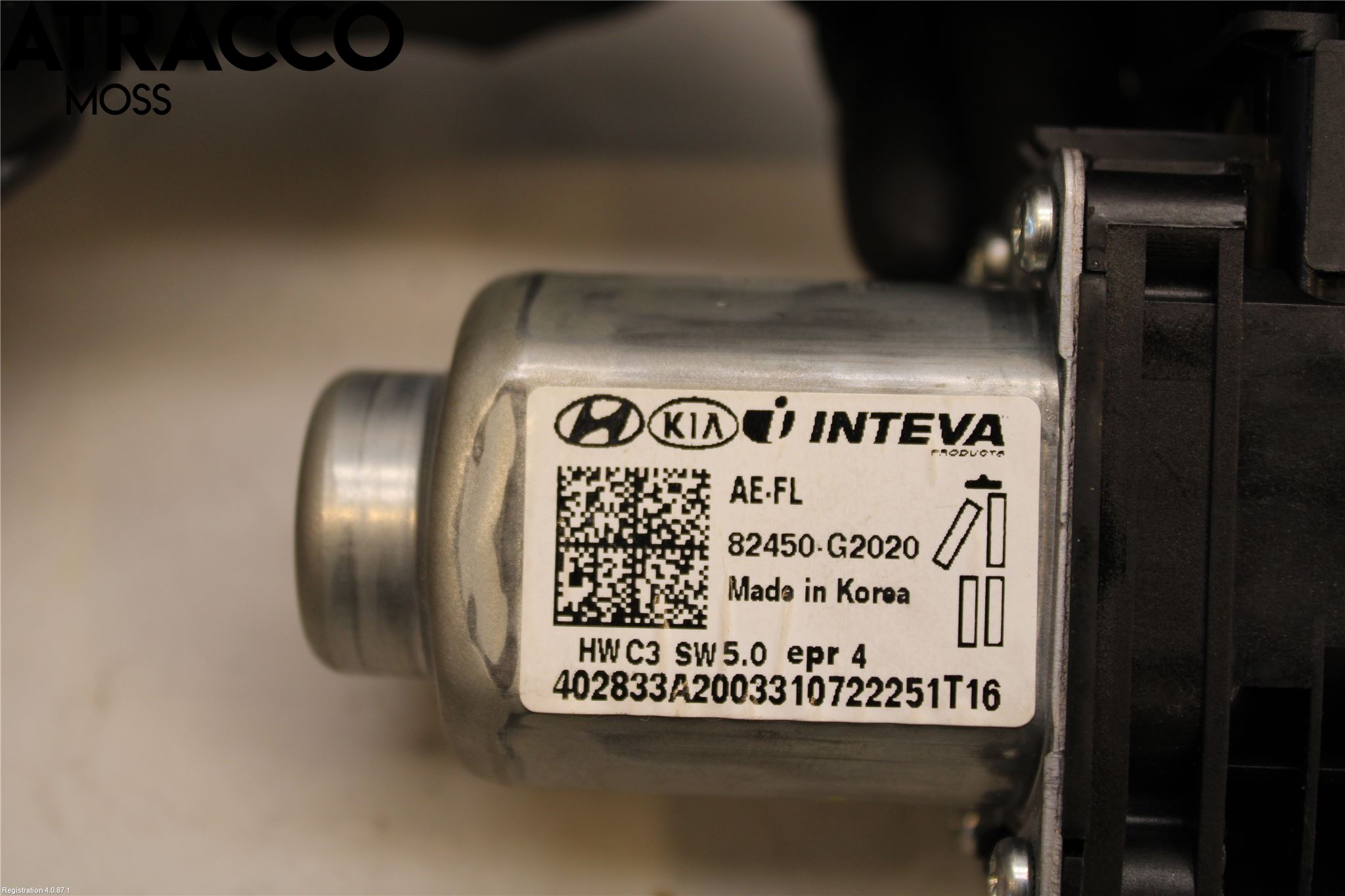 Hyundai IONIQ AE 17-22 Torkarmotor Baklucka