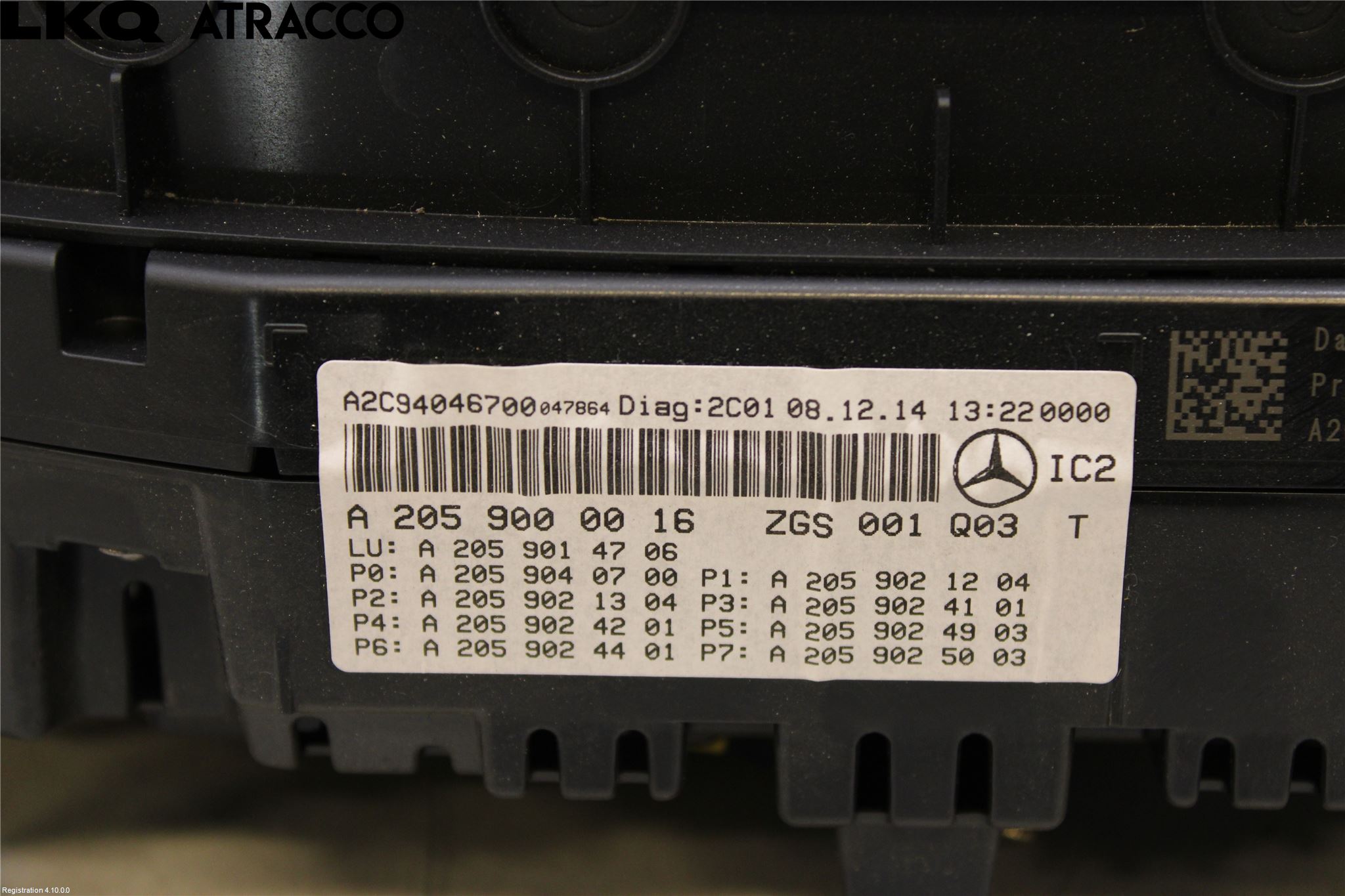 Mercedes-Benz MB C-KLASS (W205) 14-21 Instrument Komb