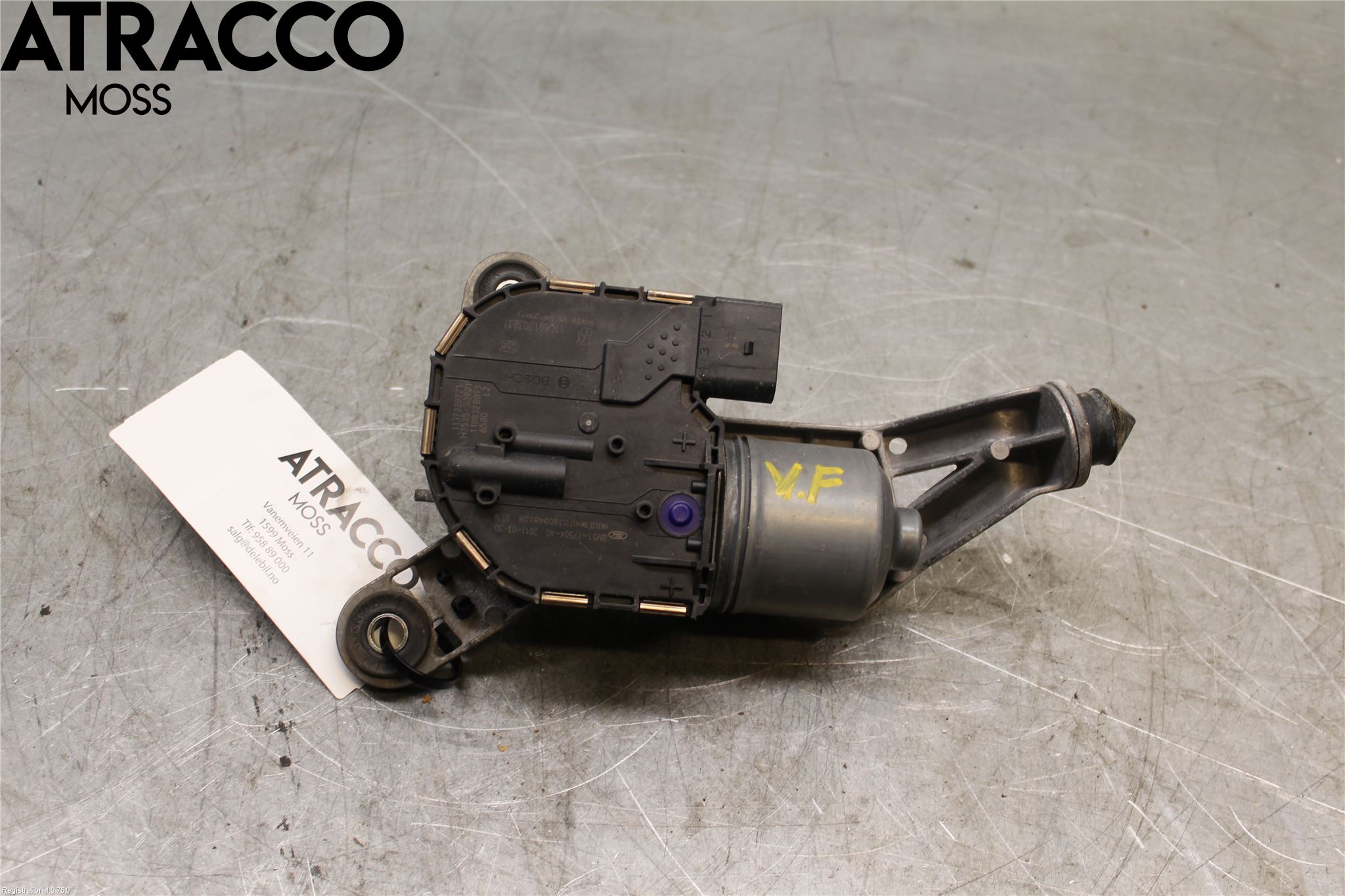 Ford FOCUS 11-14 Torkarmotor Vindruta