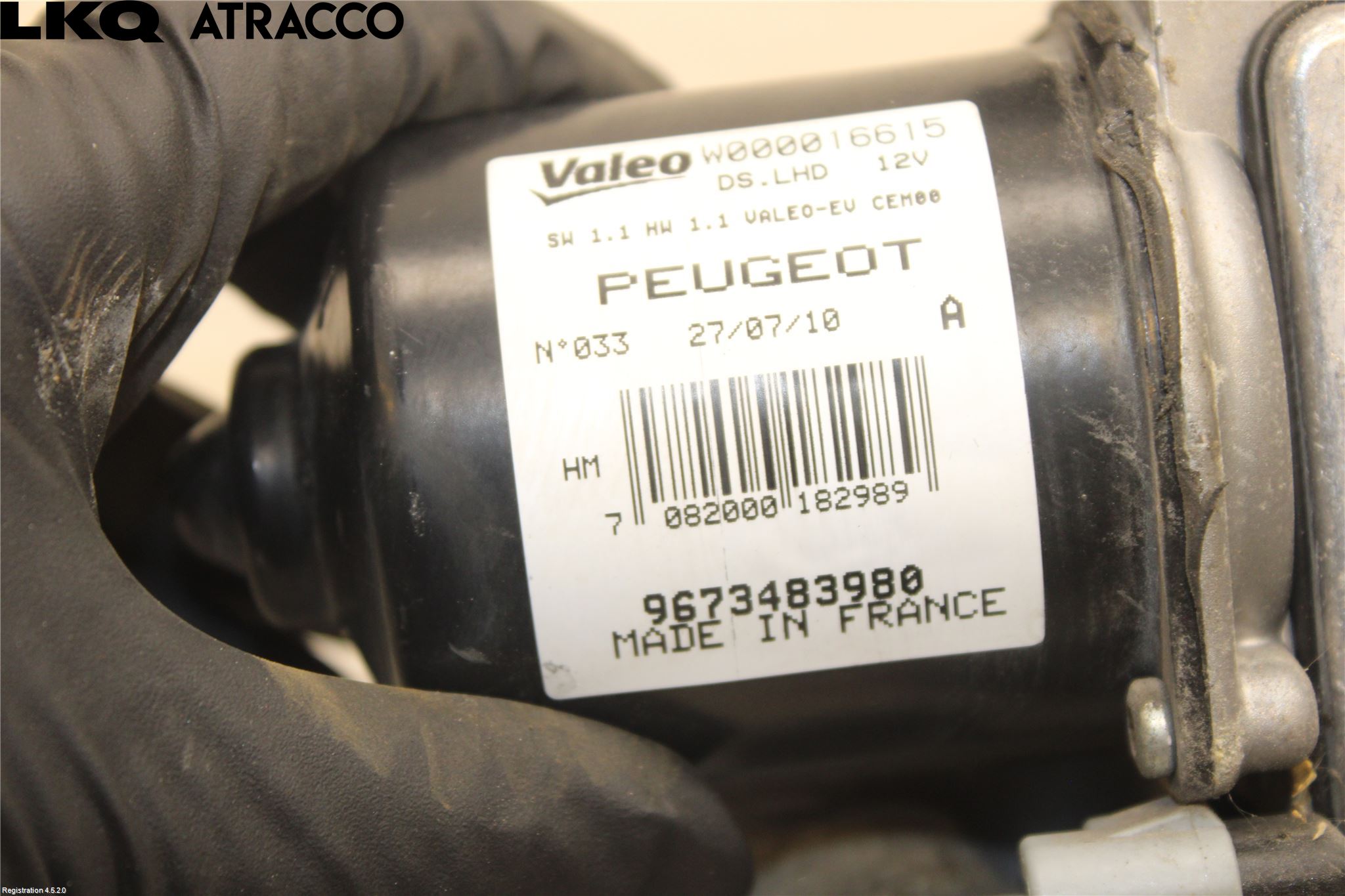 Peugeot RCZ Torkarmotor Vindruta