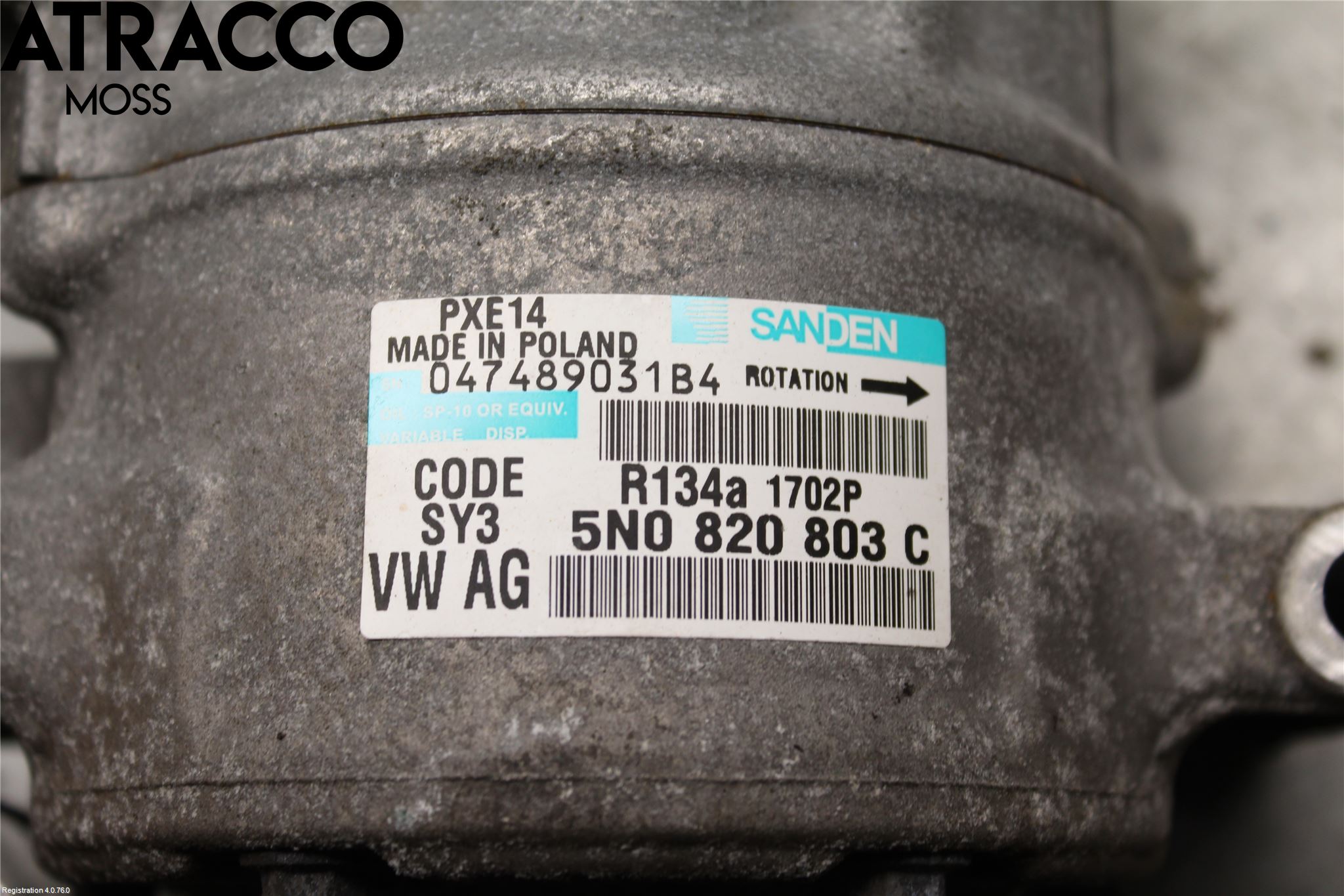 Audi A3/S3 05-13 Ac Kompressor