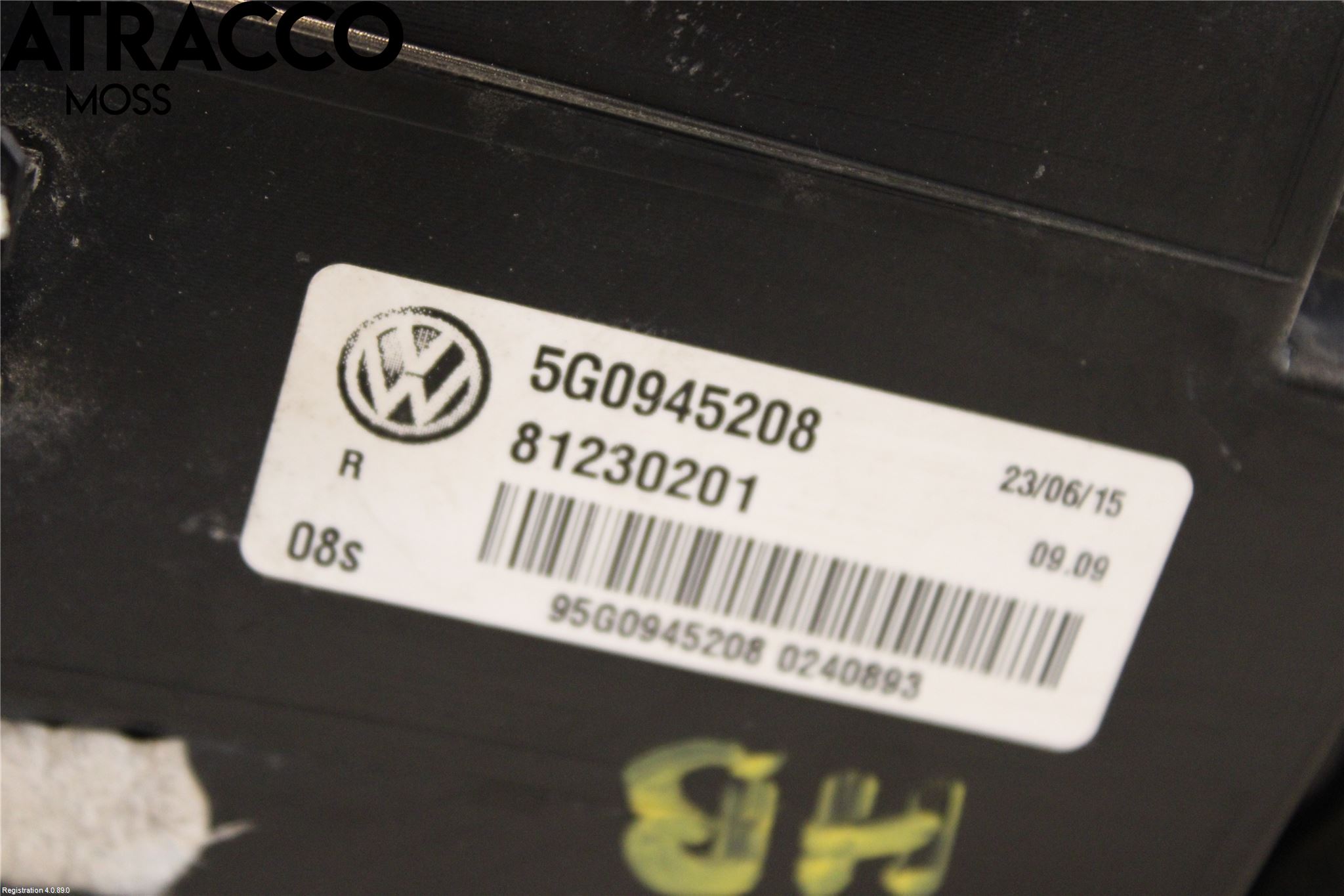 Volkswagen VW GOLF / E-GOLF VII 13-20 Bakljus Höger