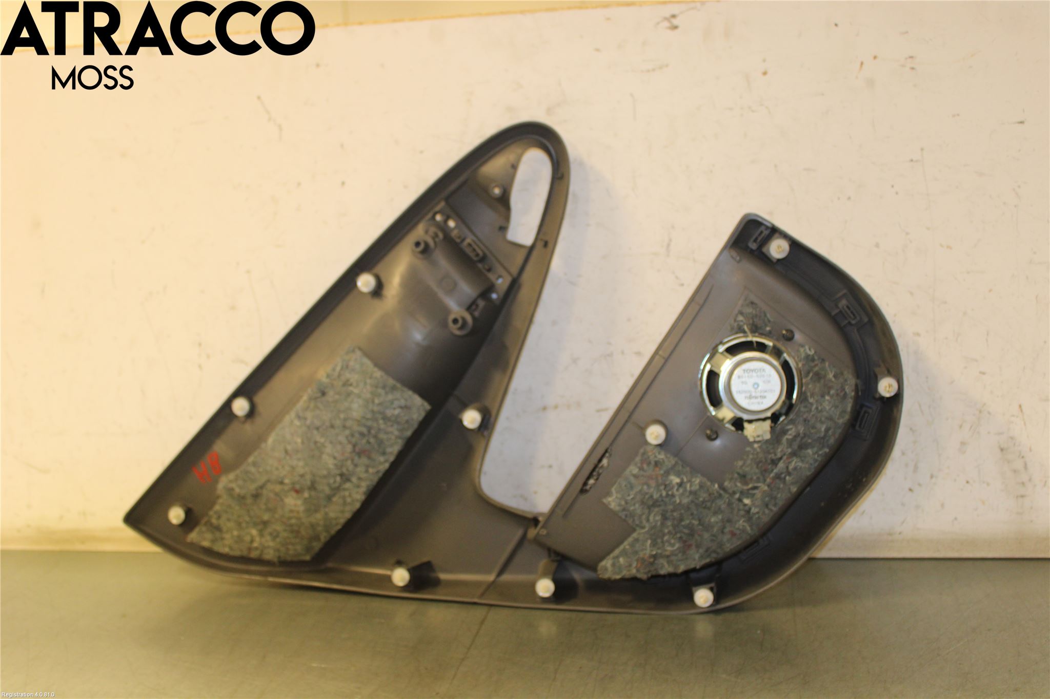 Toyota AYGO 06-14 Dörrklädsel Inlägg-List Hö