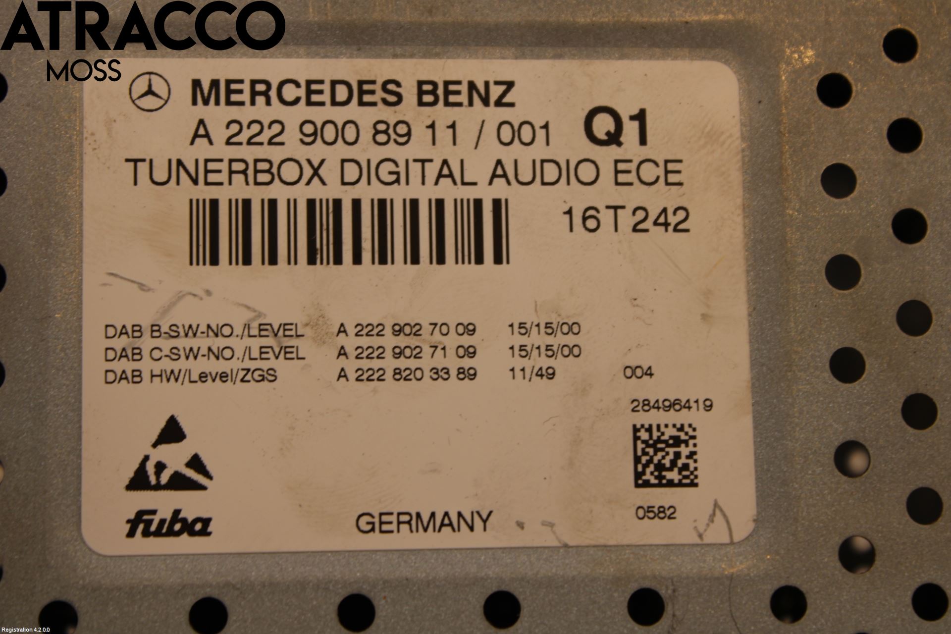 Mercedes-Benz MB C-KLASS (W205) 14-21 Radio