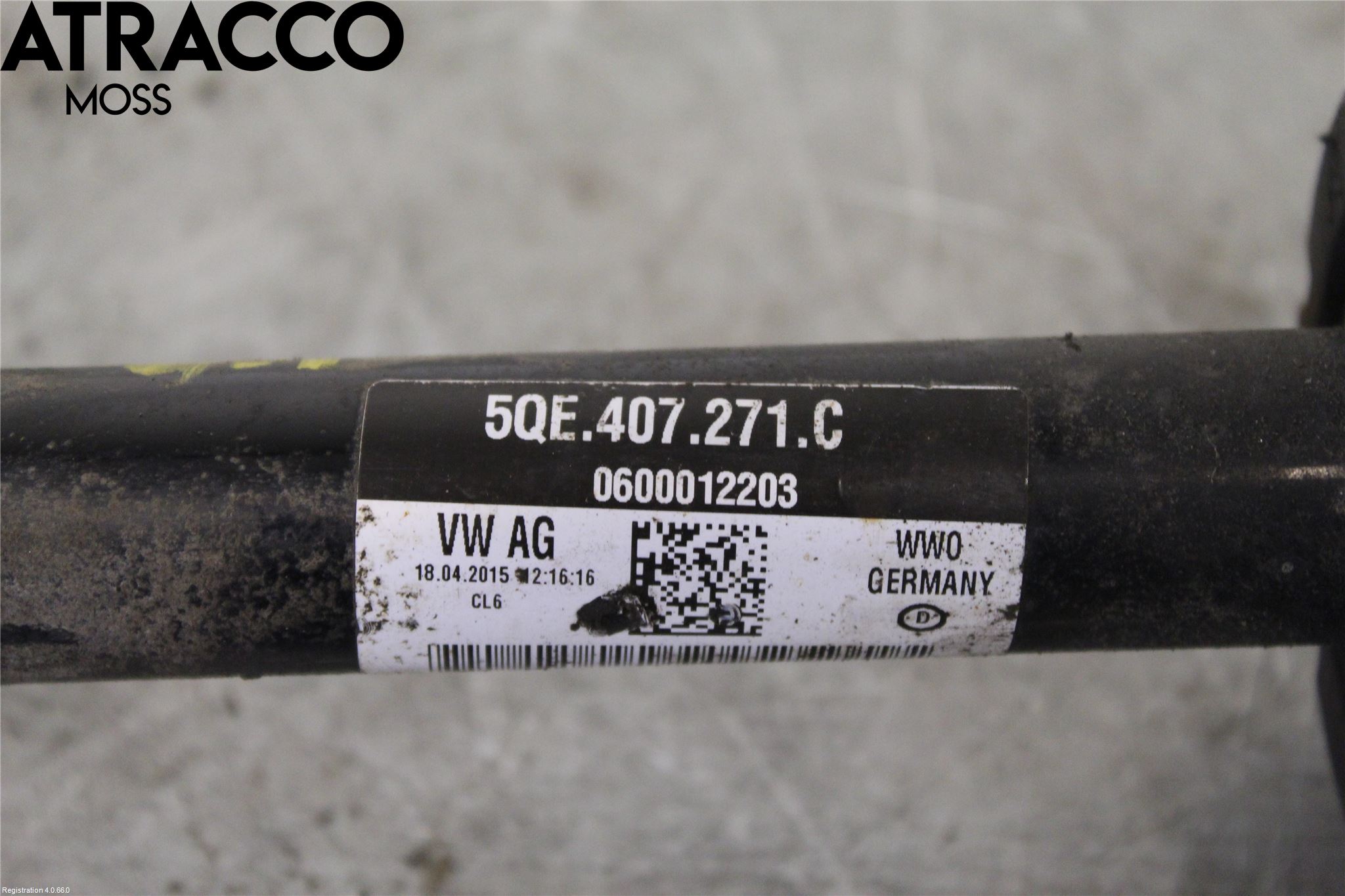 Volkswagen VW GOLF / E-GOLF VII 13-20 Drivaxel Fram Vänster