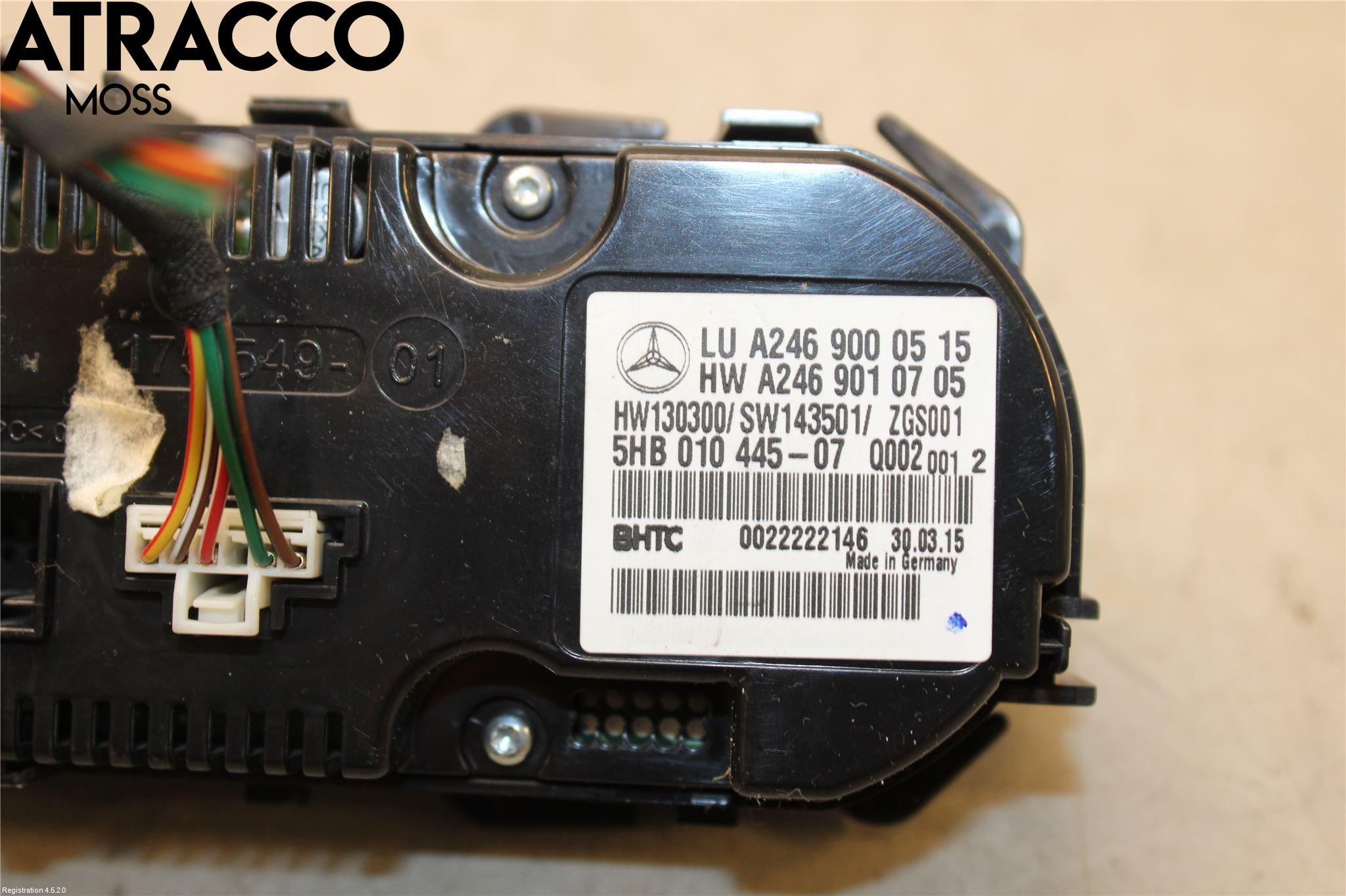 Mercedes-Benz MB A-KLASS (W176) 13-18 Ac Styrenhet Ac Manöveren