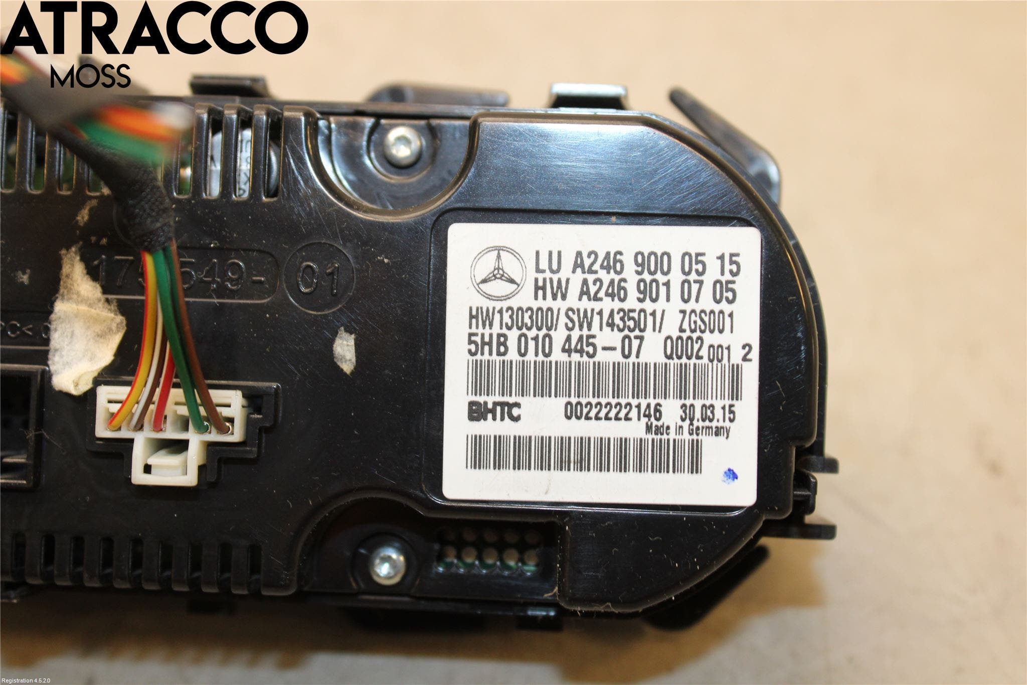 Mercedes-Benz MB A-KLASS (W176) 13-18 Ac Styrenhet Ac Manöveren
