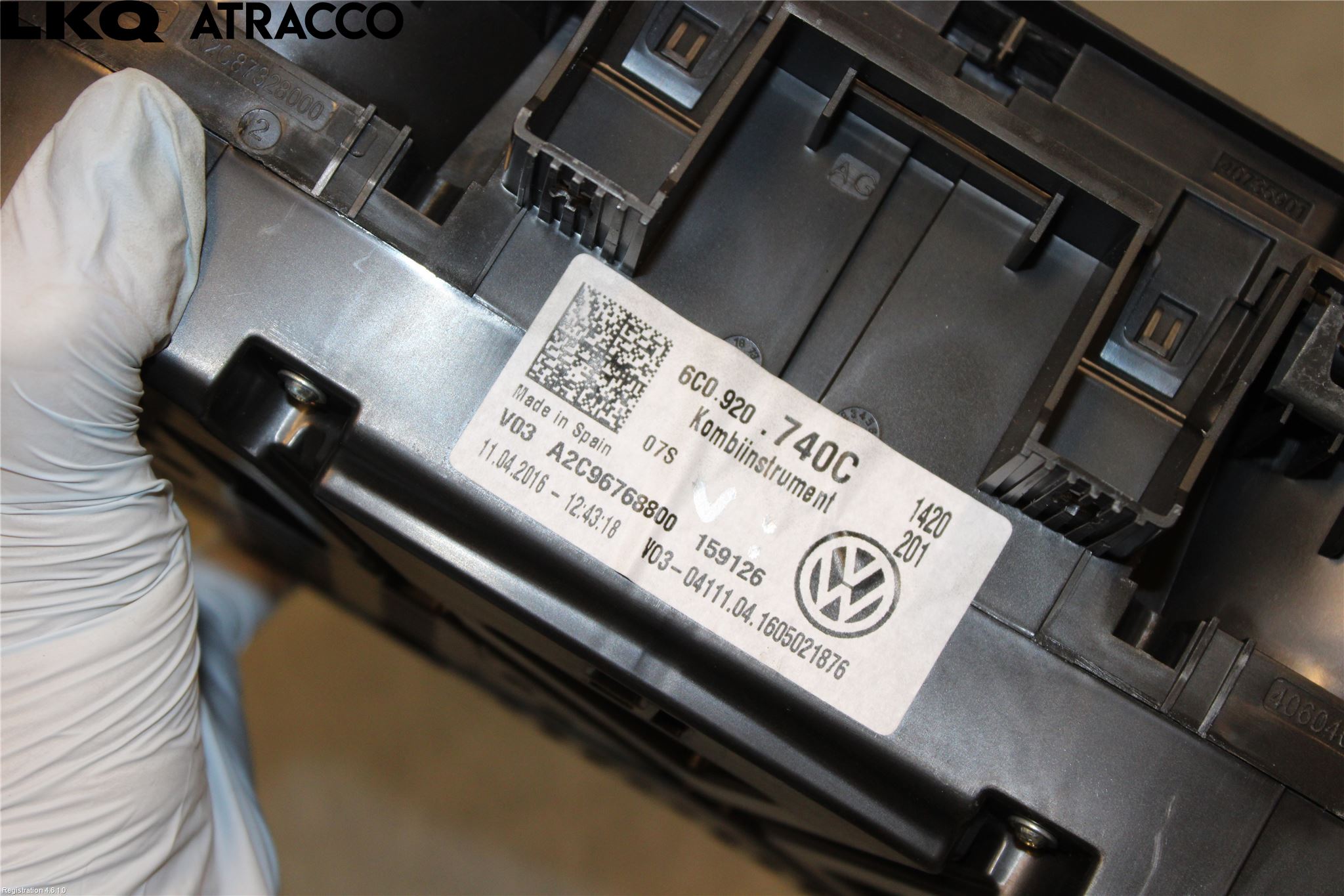 Volkswagen VW POLO 10-17 Instrument Komb