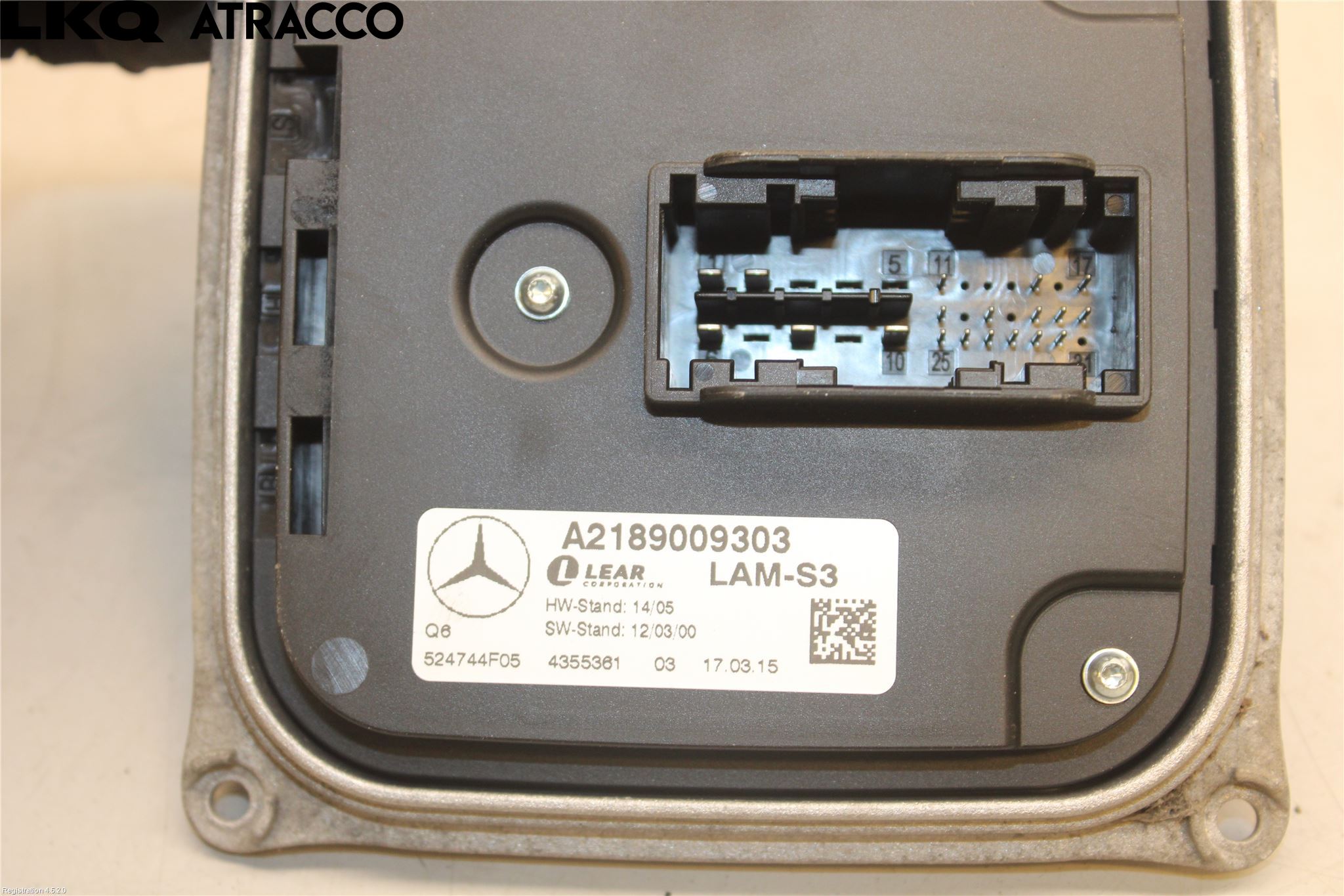 Mercedes-Benz MB A-KLASS (W176) 13-18 Styrenhet Strålkastare