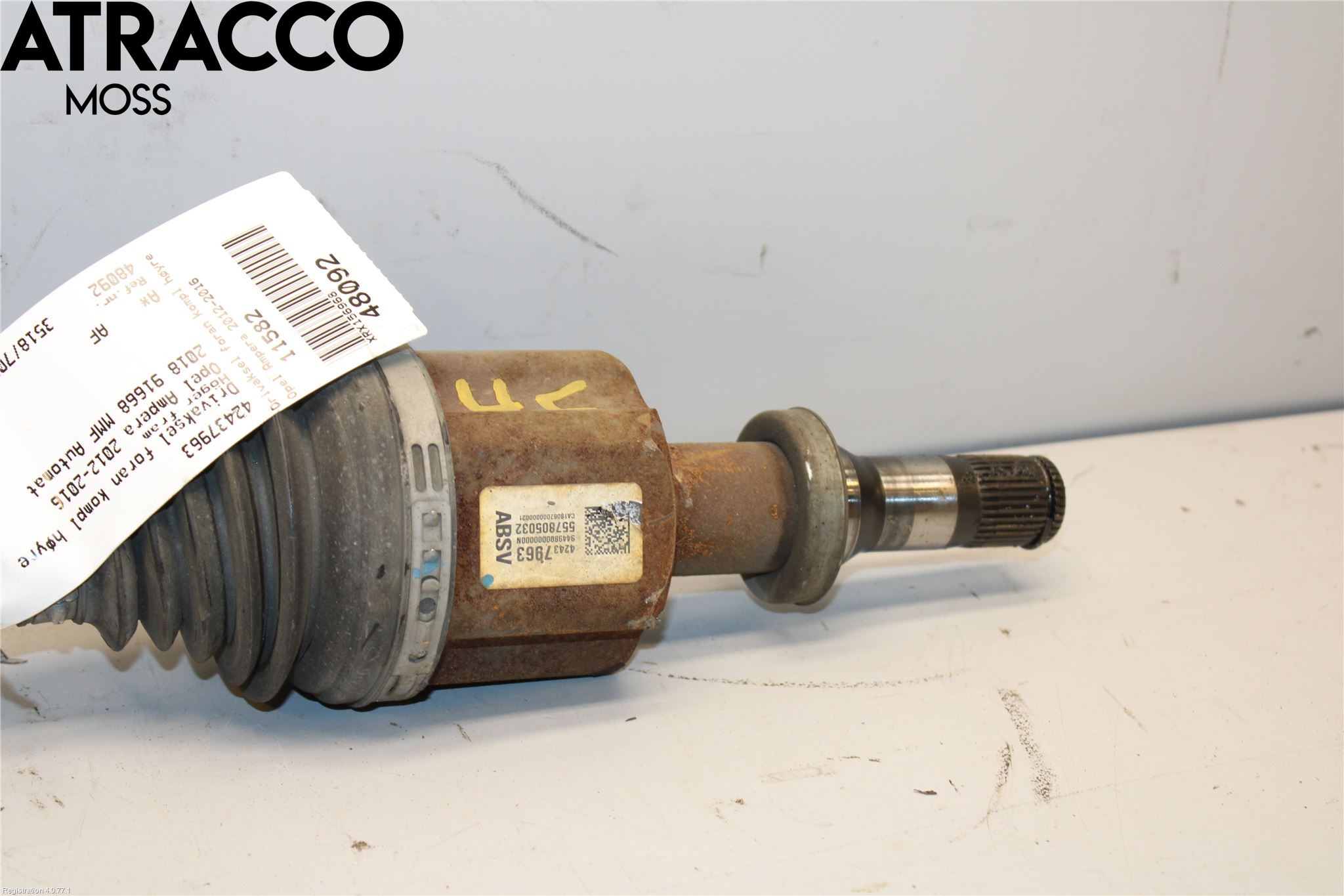 Opel AMPERA 17- Drivaxel Fram Höger