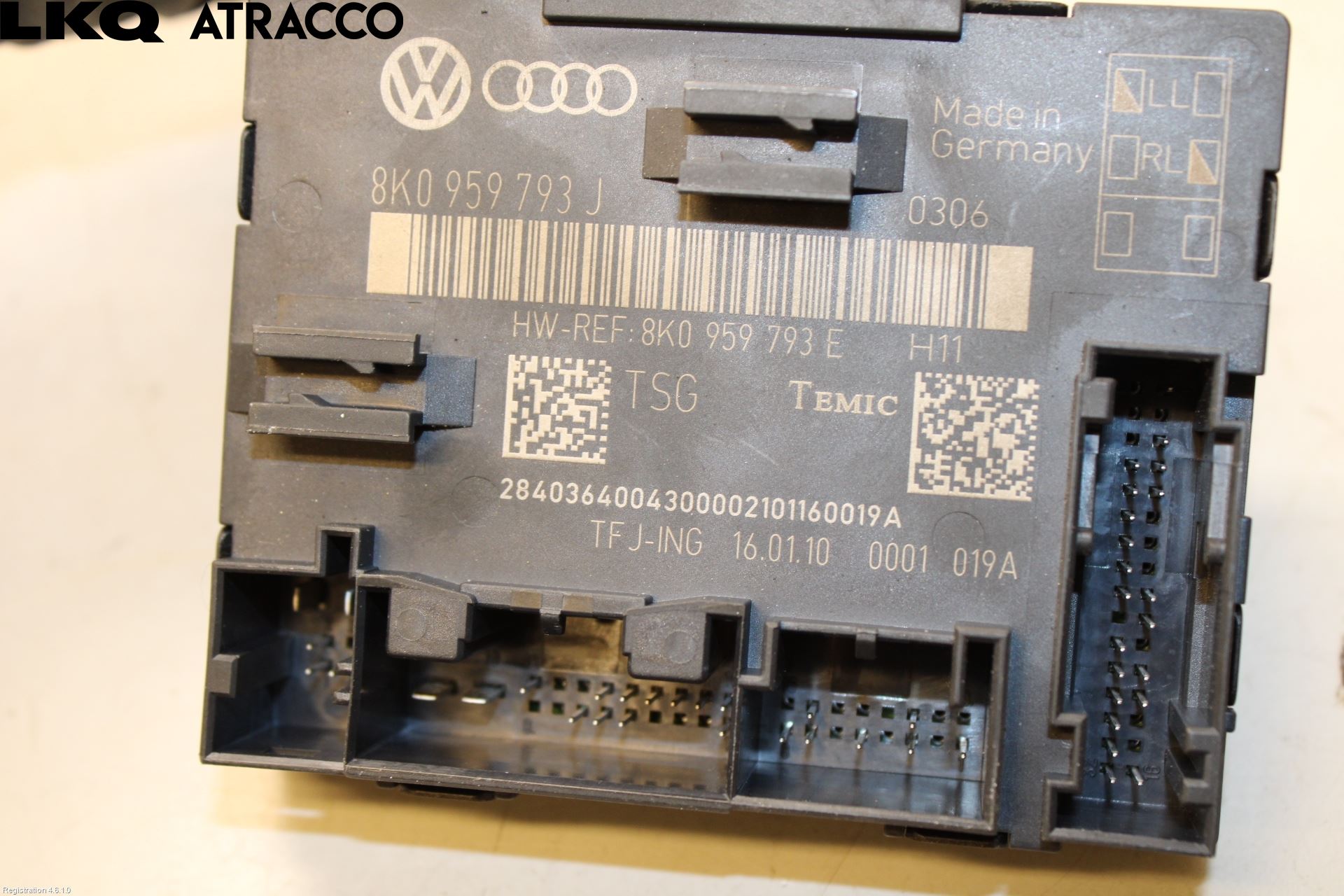 Audi A4/S4 08-11 Styrenhet Dörr