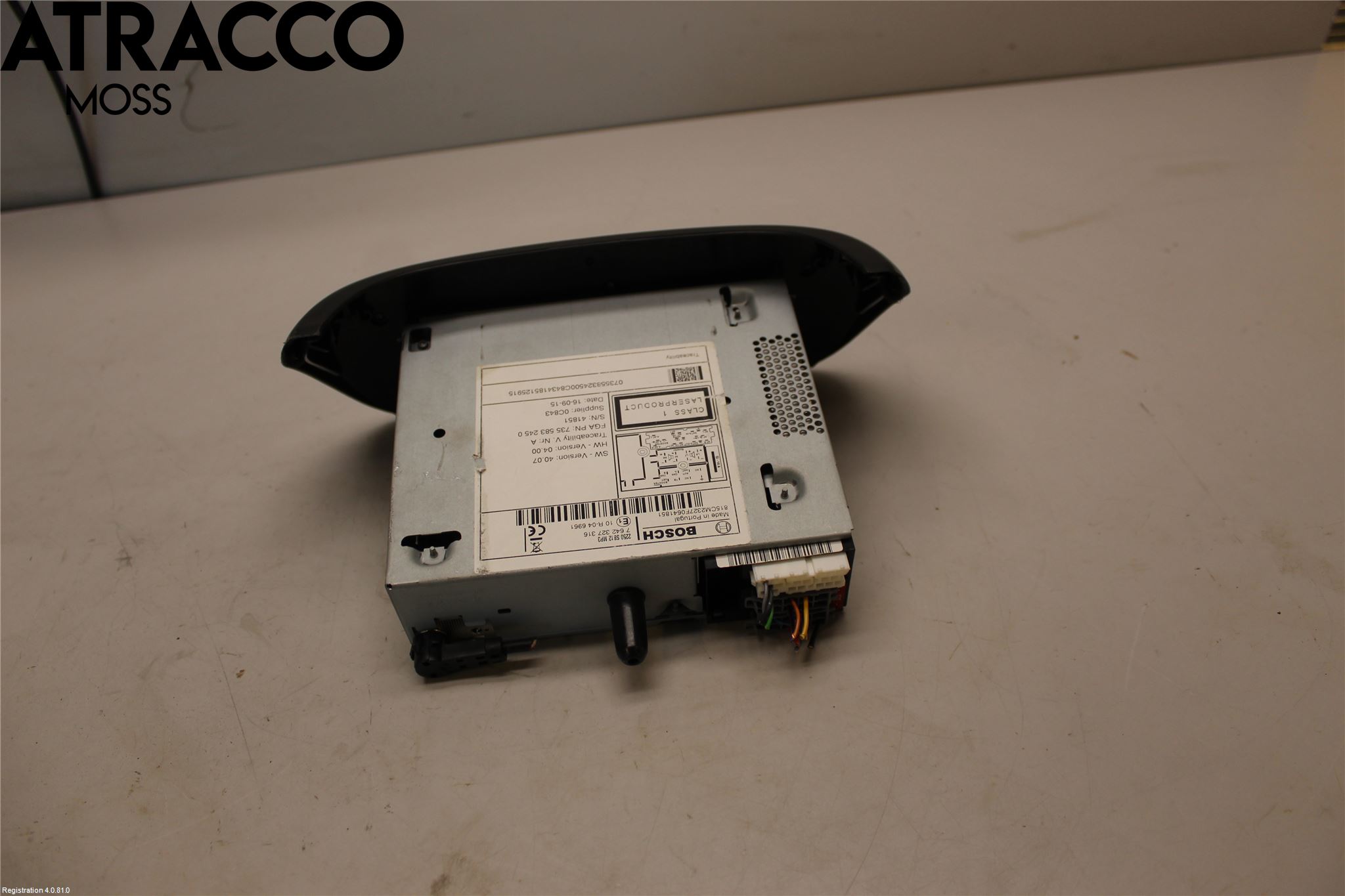 Peugeot BIPPER Cd Radio - Multimediapanel