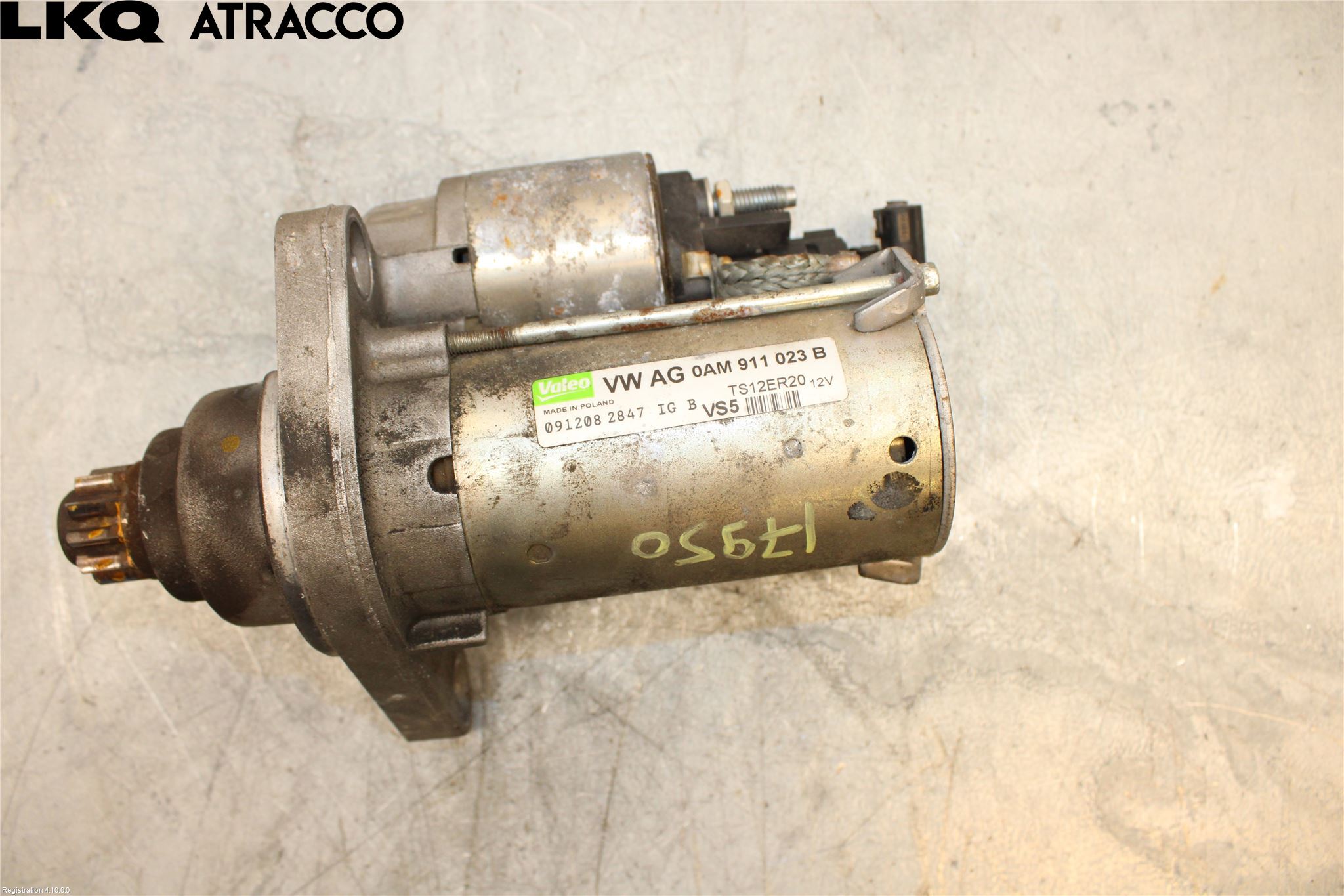 Volkswagen VW GOLF VI 09-13 Startmotor
