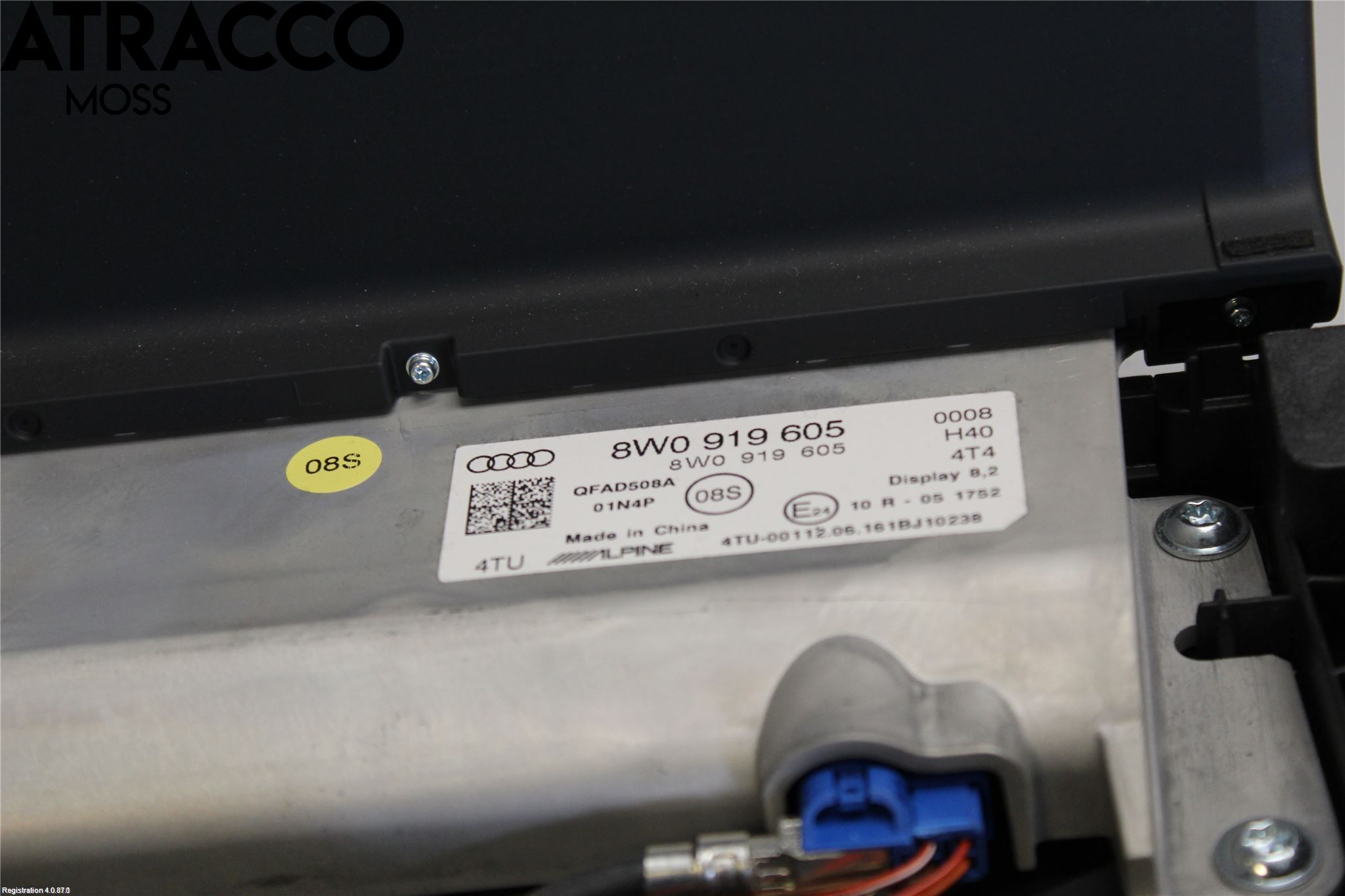 Audi A4/S4 B9 16-19 Multifunktionsdisplay