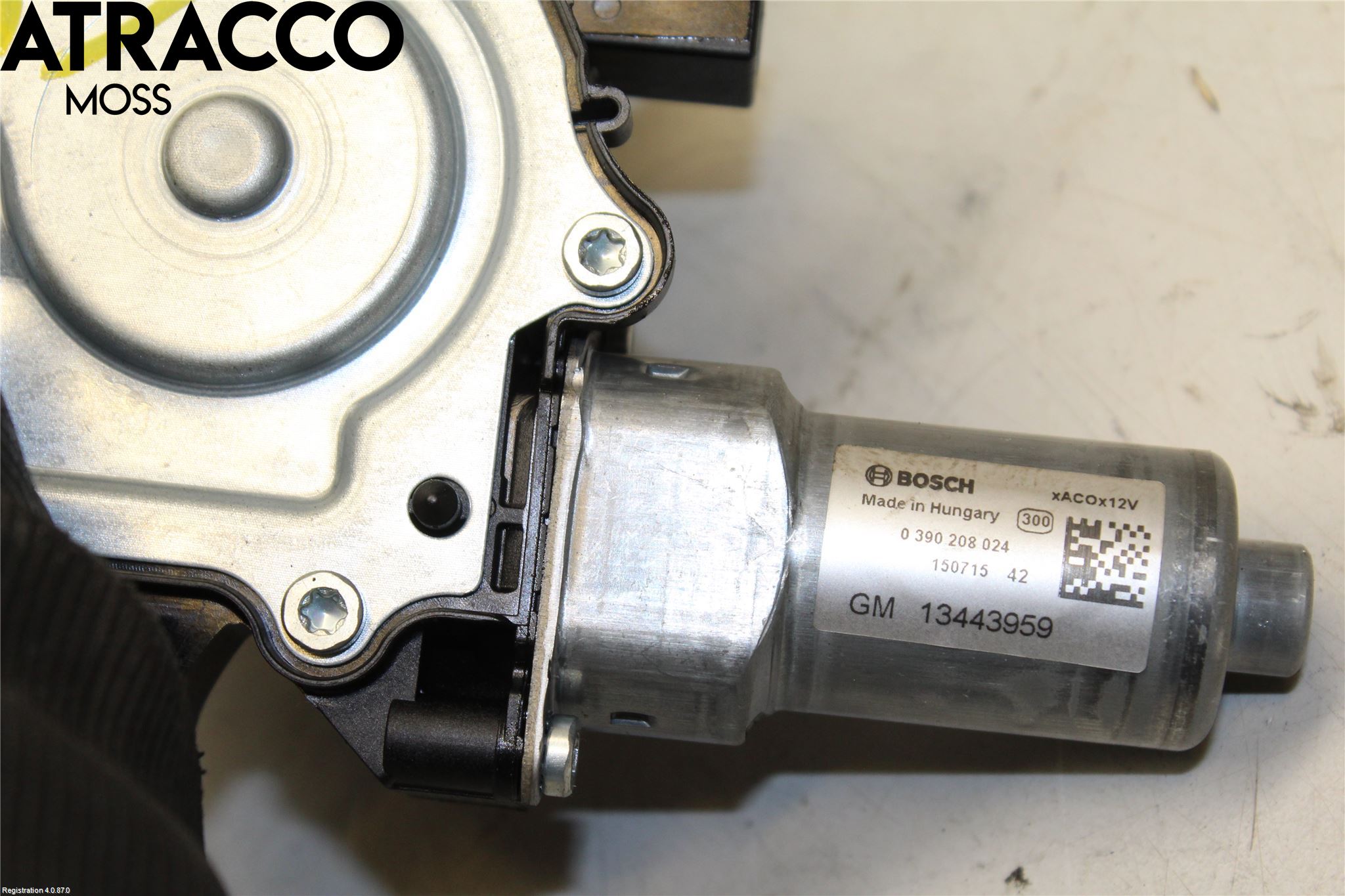 Opel CORSA E 15-19 Torkarmotor Baklucka