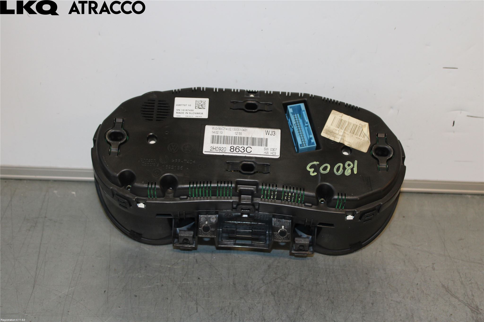 Volkswagen VW AMAROK 2H 10-22 Instrument Komb