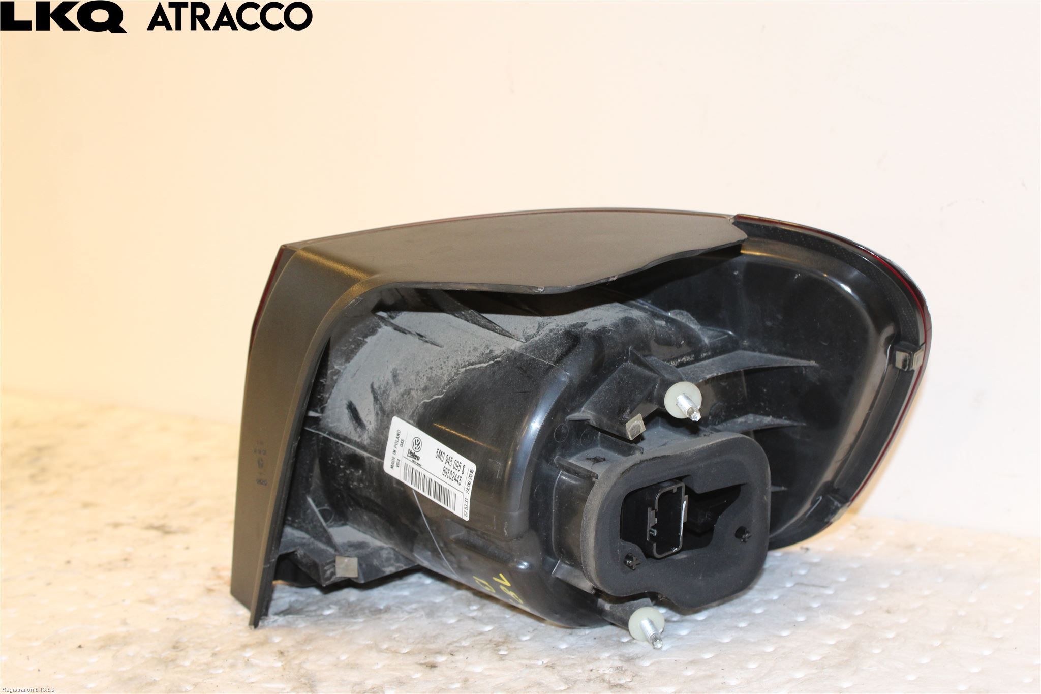 Volkswagen VW GOLF PLUS/CROSS GOLF 04-14 Bakljus Vänster